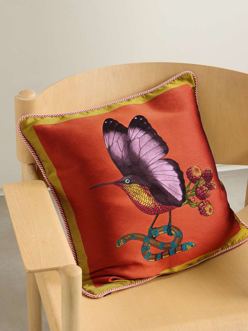 La DoubleJ + Beto Val Satin-jacquard Cushion