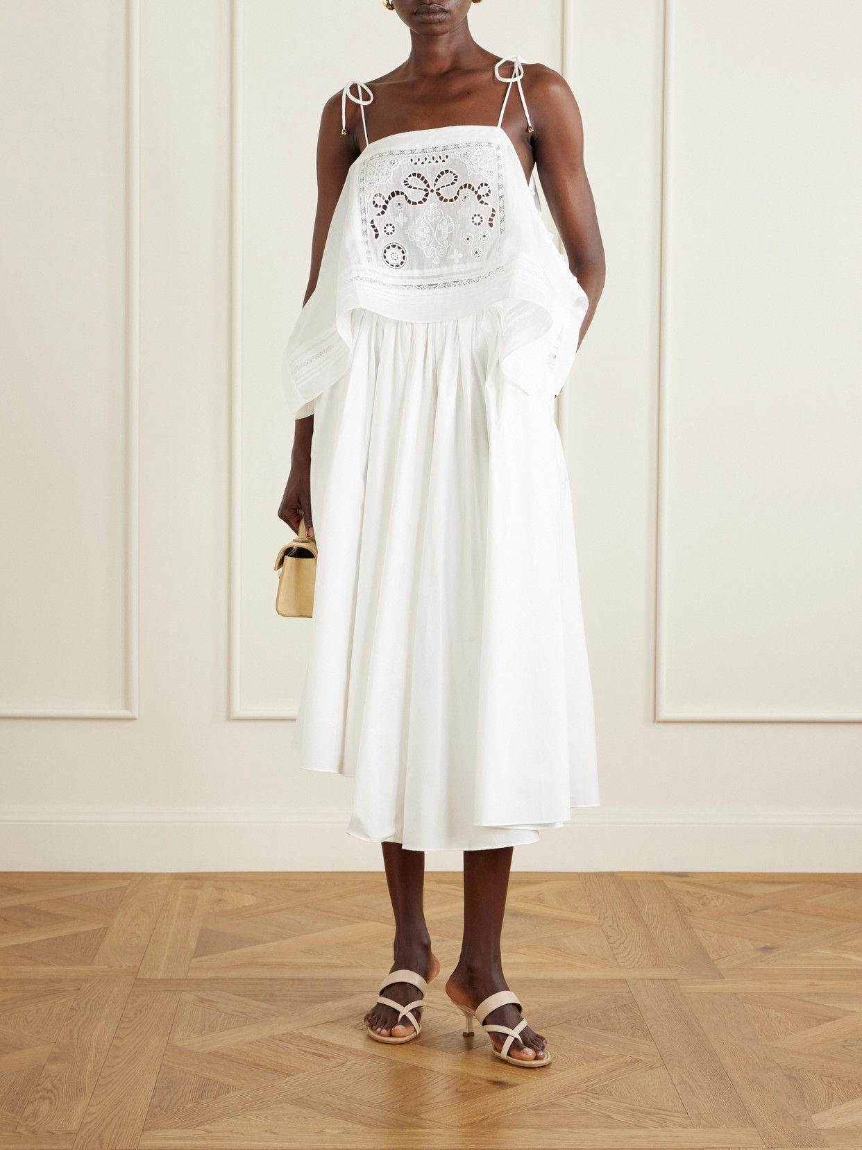 Embroidered Ramie Top