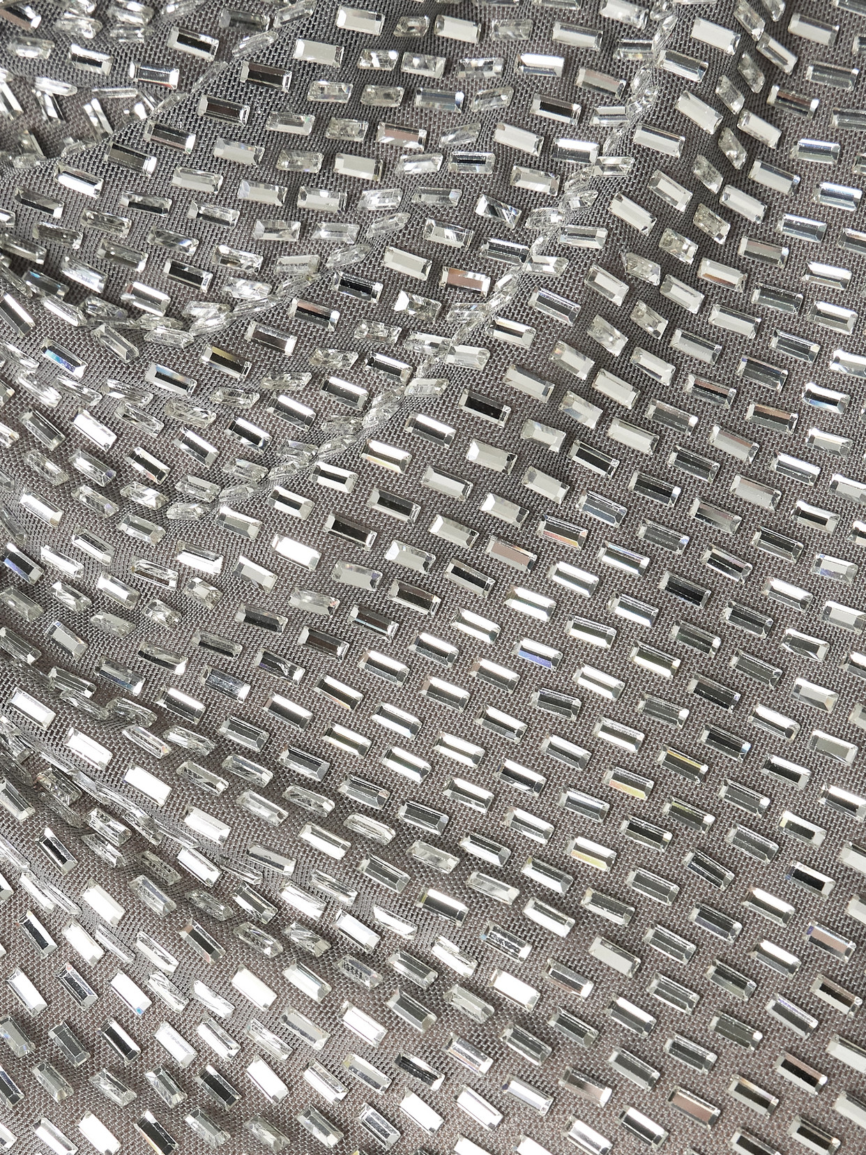 Self-portrait Embellished Draped Mesh Halterneck Maxi Dress In Silver