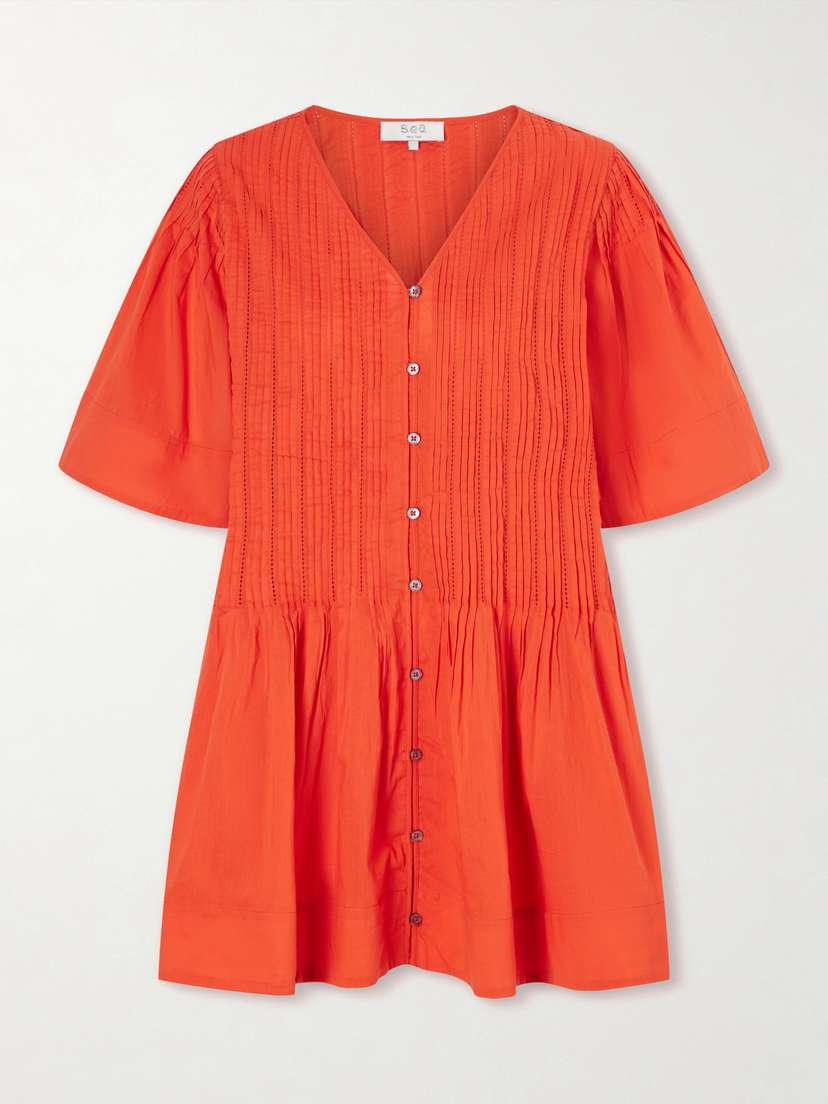 Sea Alberte Cotton Mini Dress