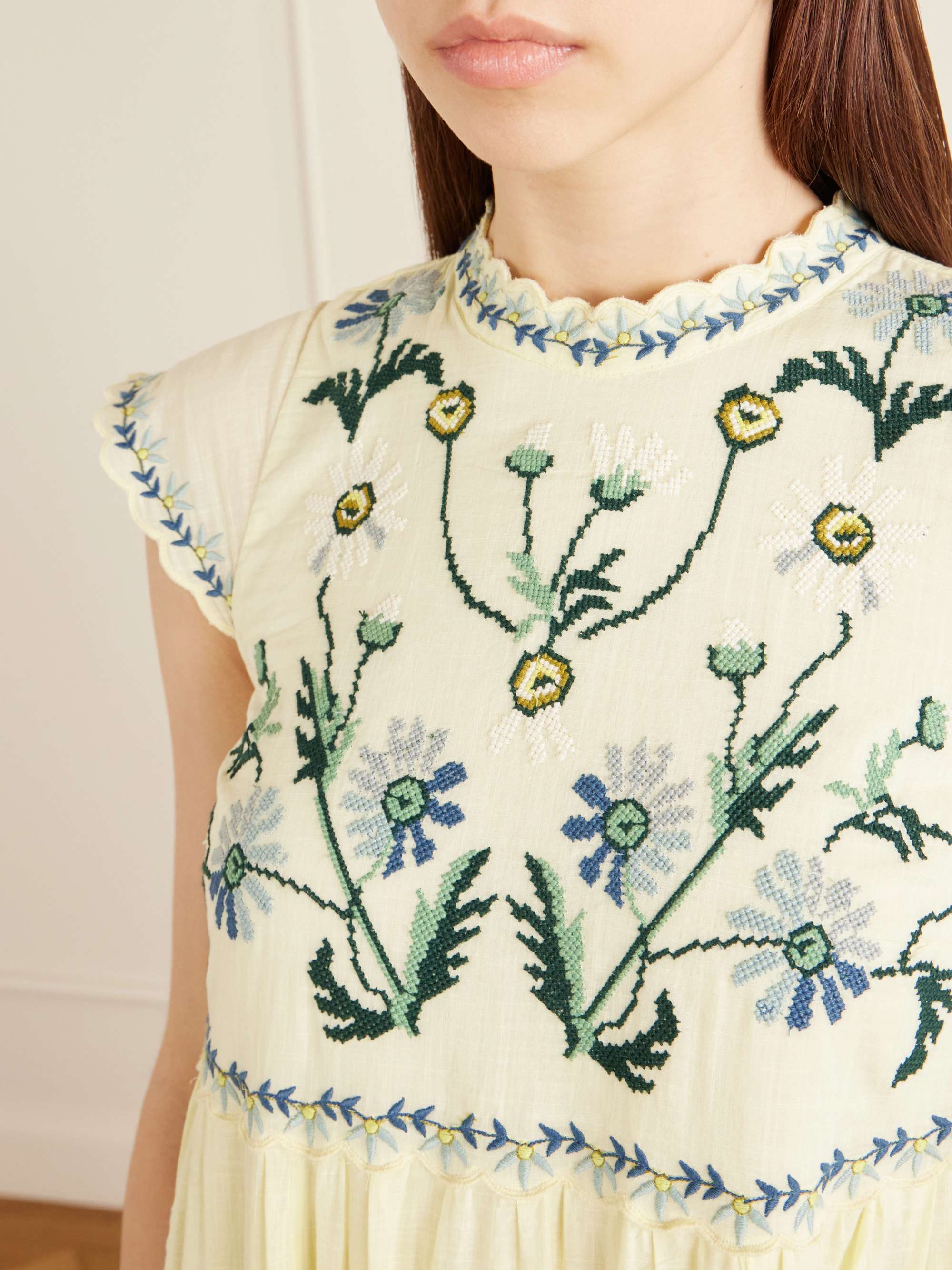 sachin and babi light blue dress Embellished Floral Dresses for Women