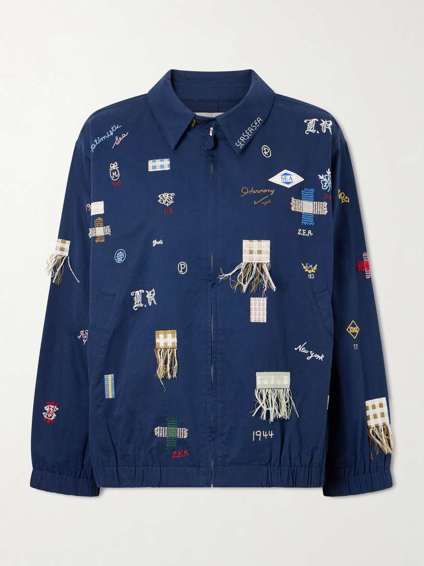 Sea Claira Embroidered Denim Jacket
