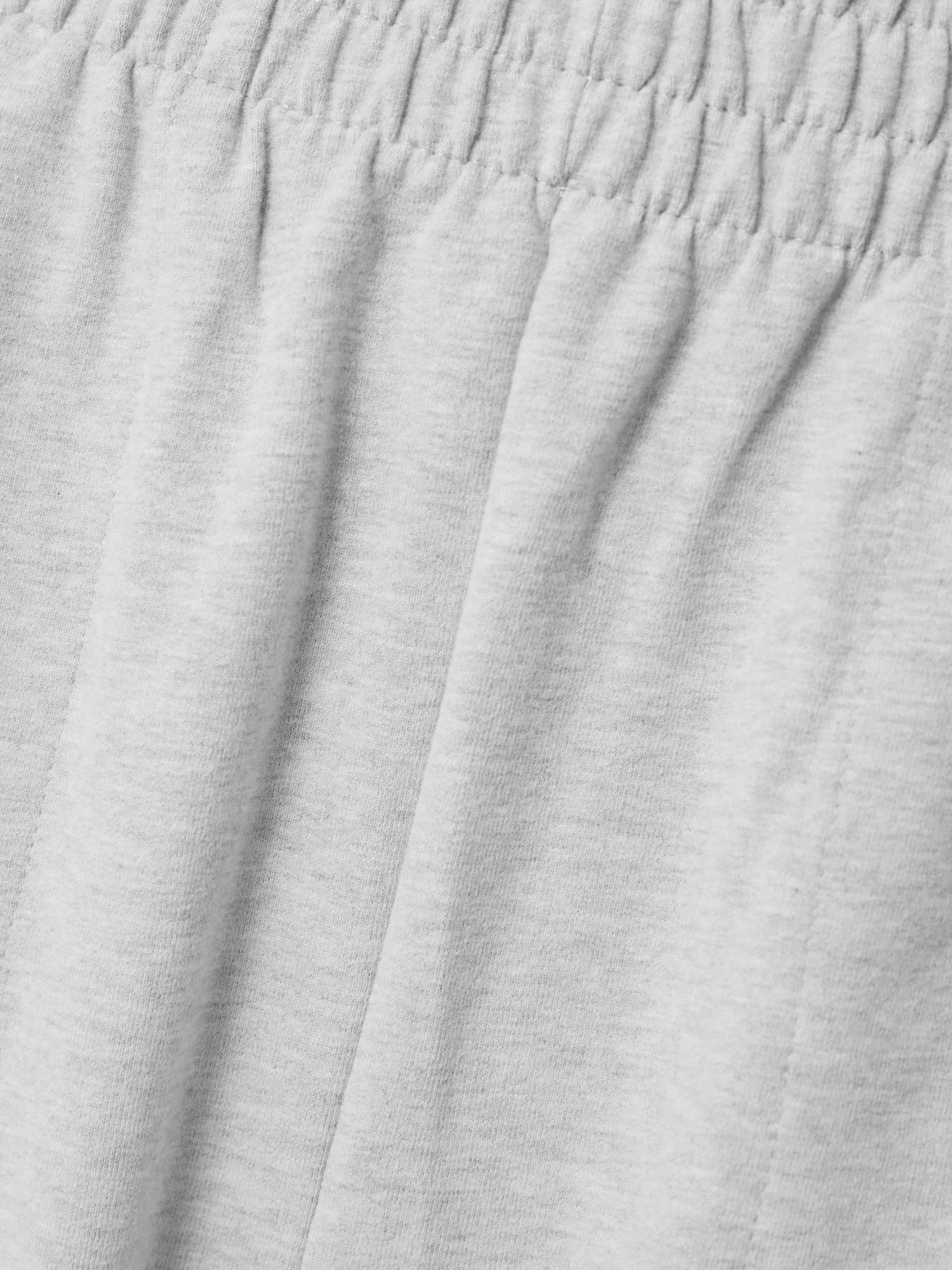 Norma Kamali Boyfriend Puff Jog Sweatpants Light Heather Grey In White