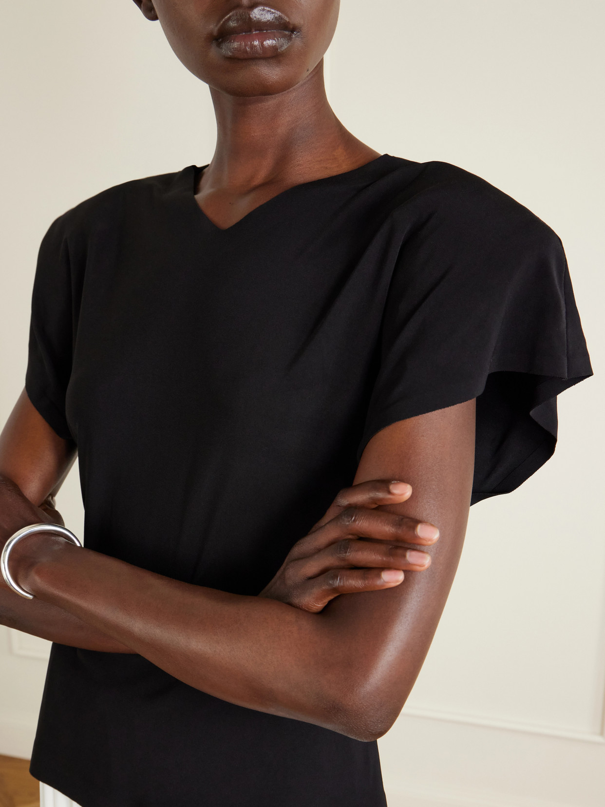 Stretch-Jersey Blouse