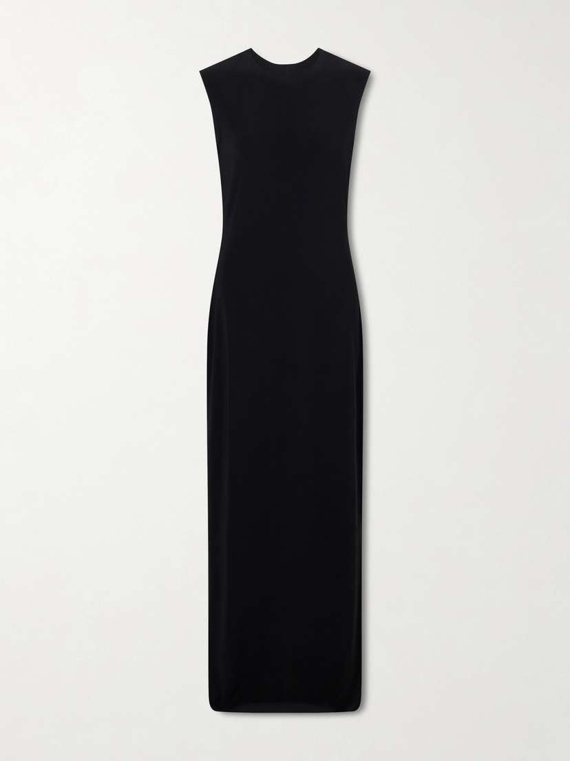 Norma Kamali Stretch-crepe Maxi Dress