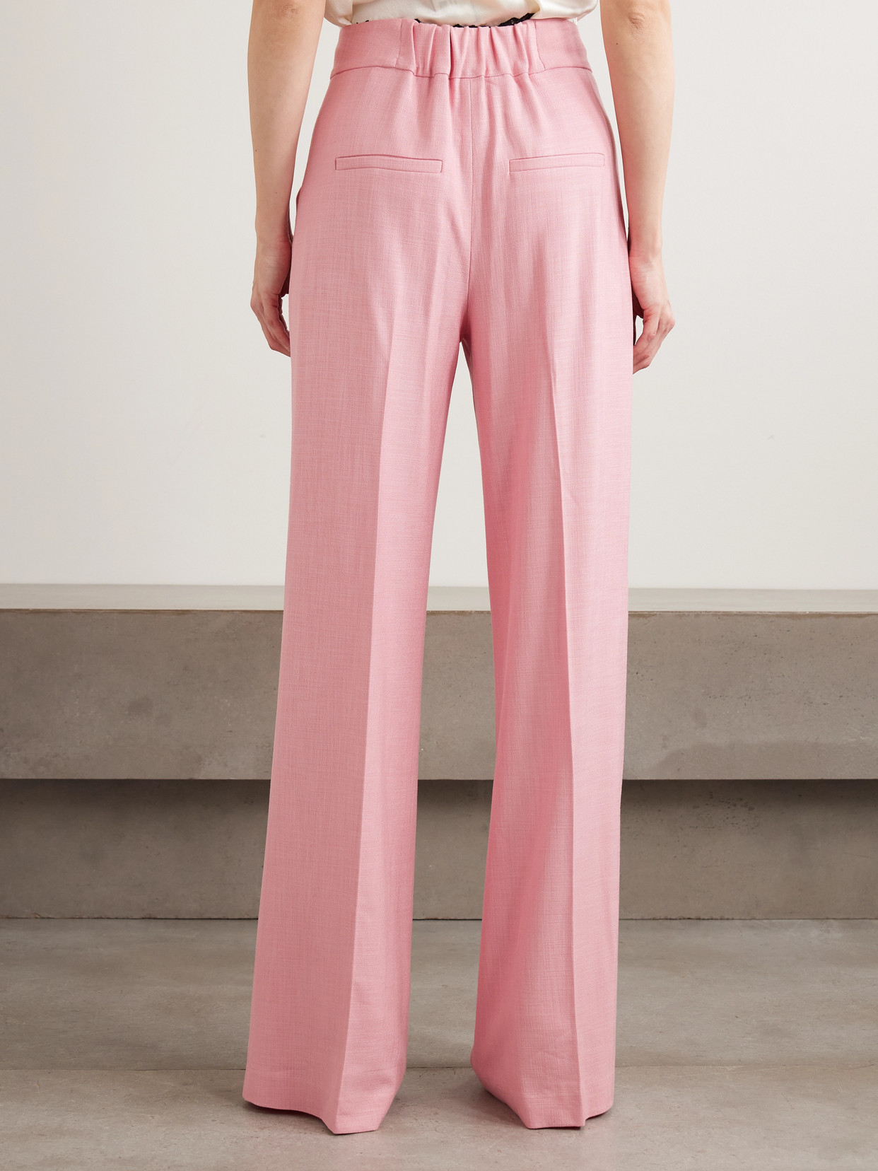 Marbeau Canvas Wide-Leg Pants