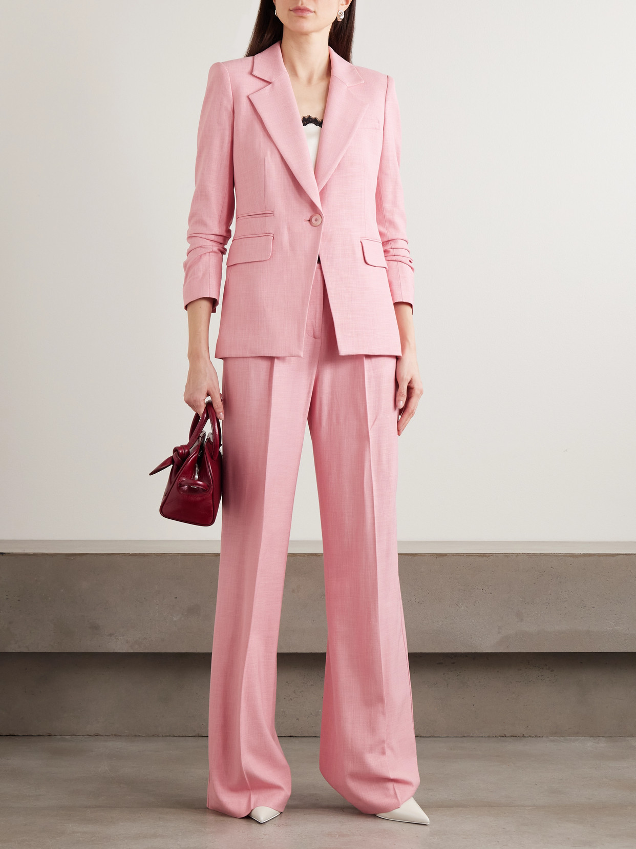 Marbeau Canvas Wide-Leg Pants