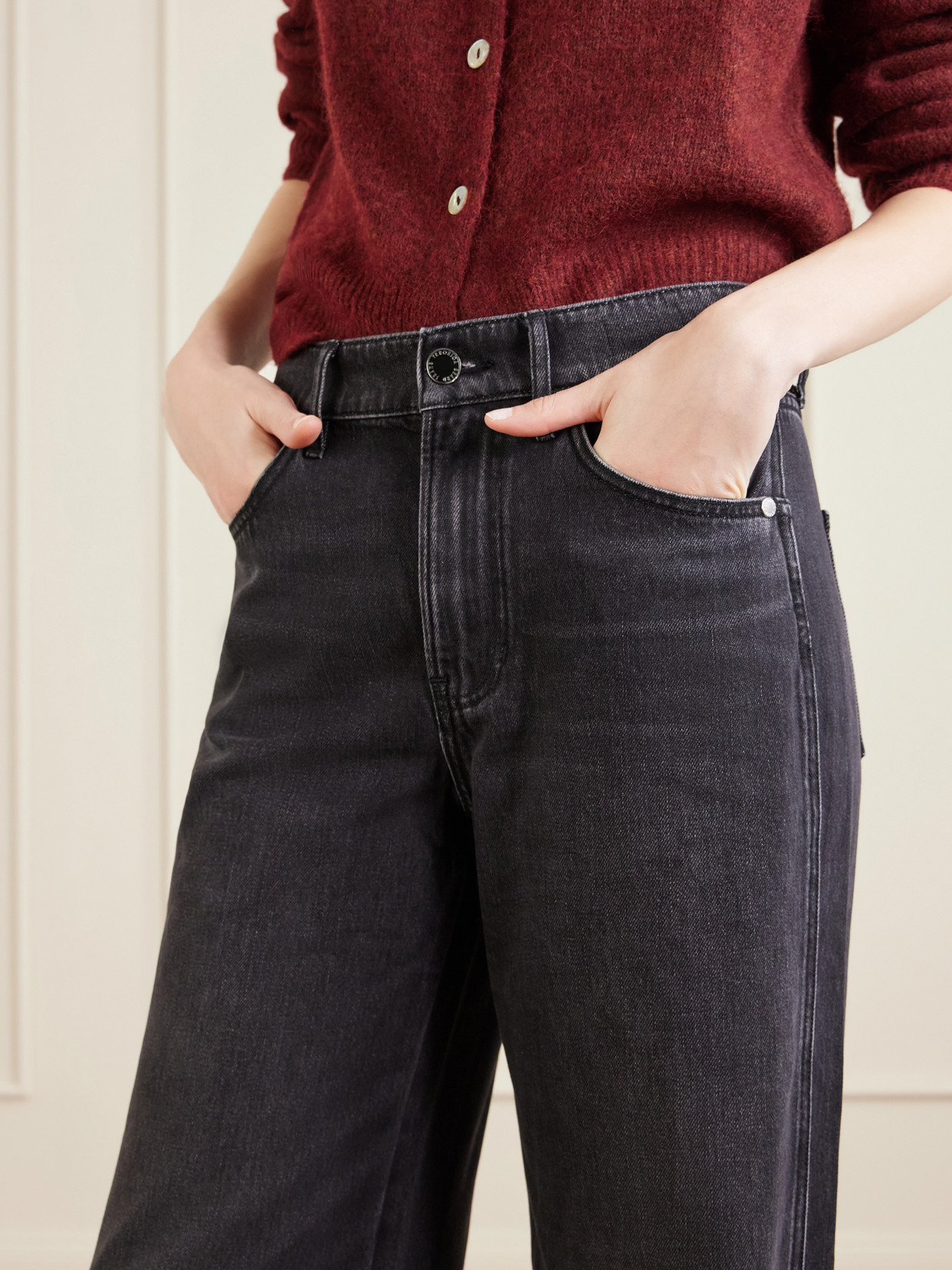 Kasey Mid-Rise Wide- Leg