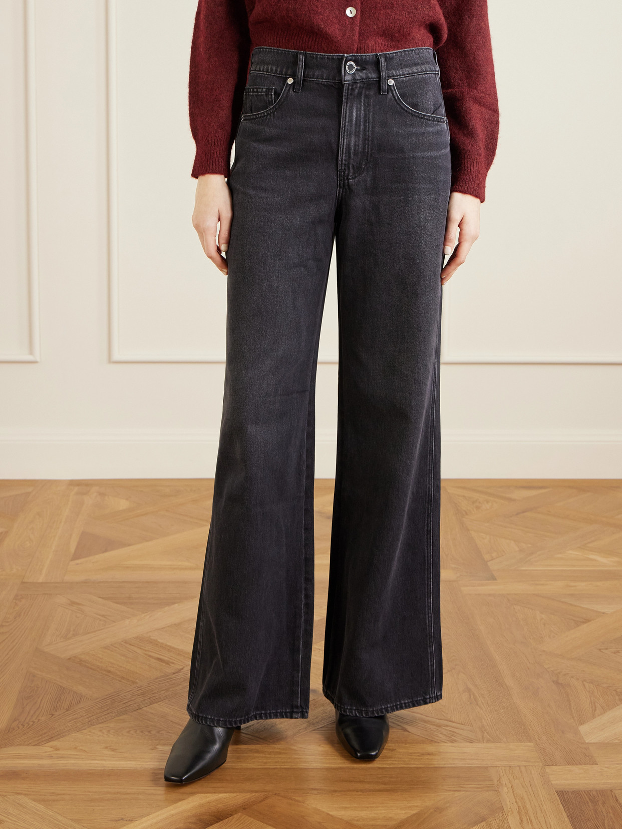 Kasey Mid-Rise Wide- Leg