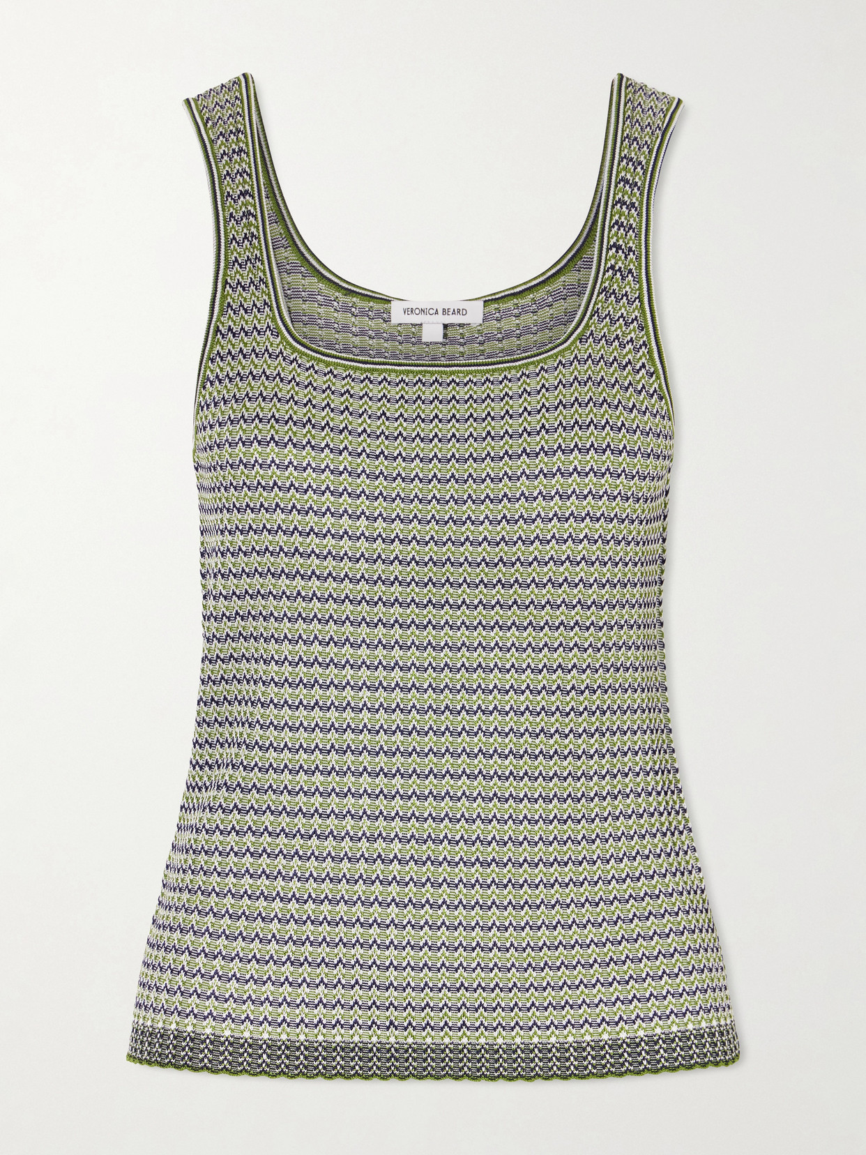 Veronica Beard Sandra Knitted Tank In Gray