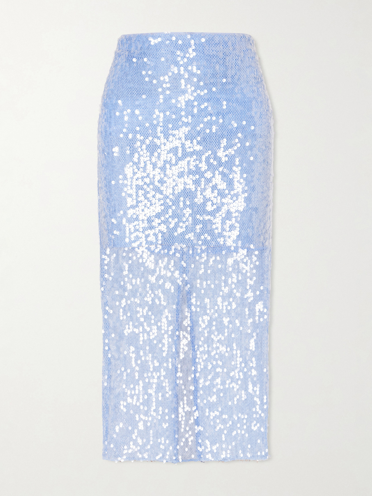 Allora Sequined Chiffon Midi Skirt