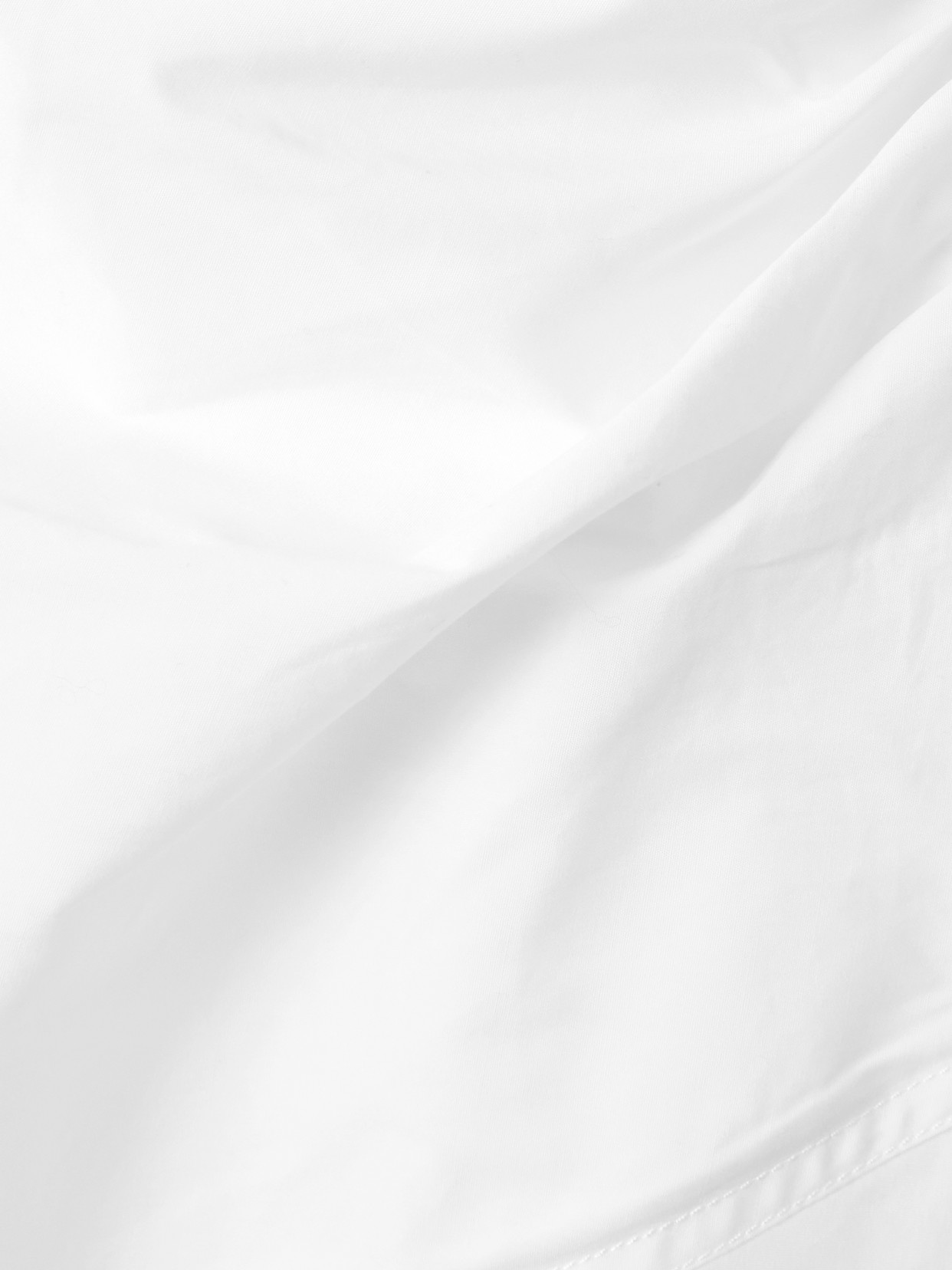 Veronica Beard Lisette Gathered Cotton-blend Poplin Midi Dress In White