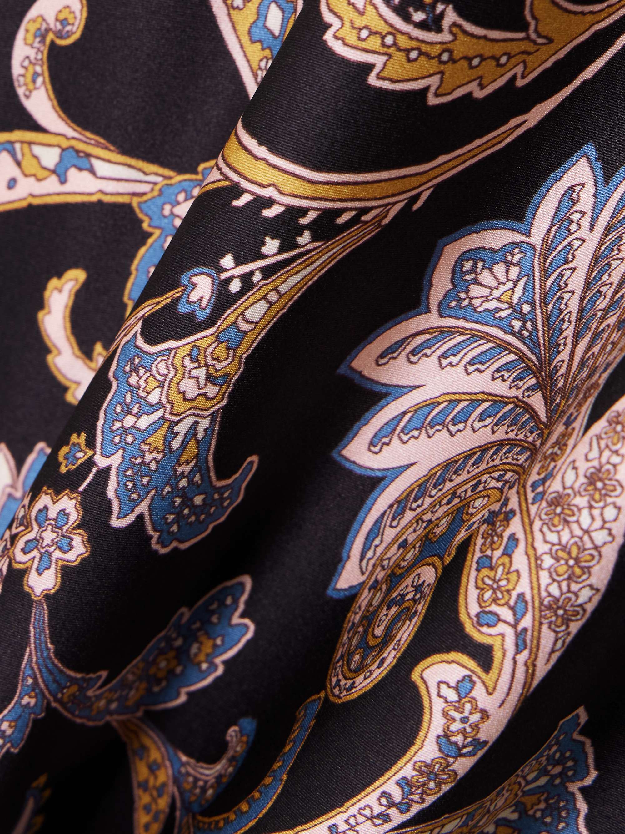 VERONICA BEARD Clover paisley-print silk-blend charmeuse midi