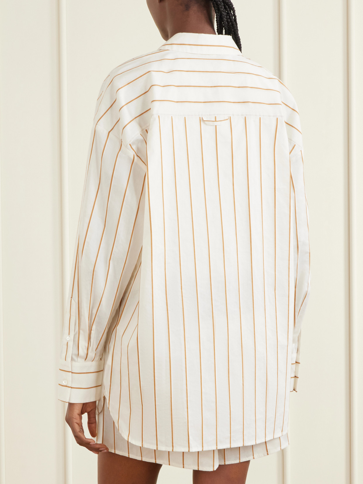 Kendy Striped Cotton-Blend Shirt