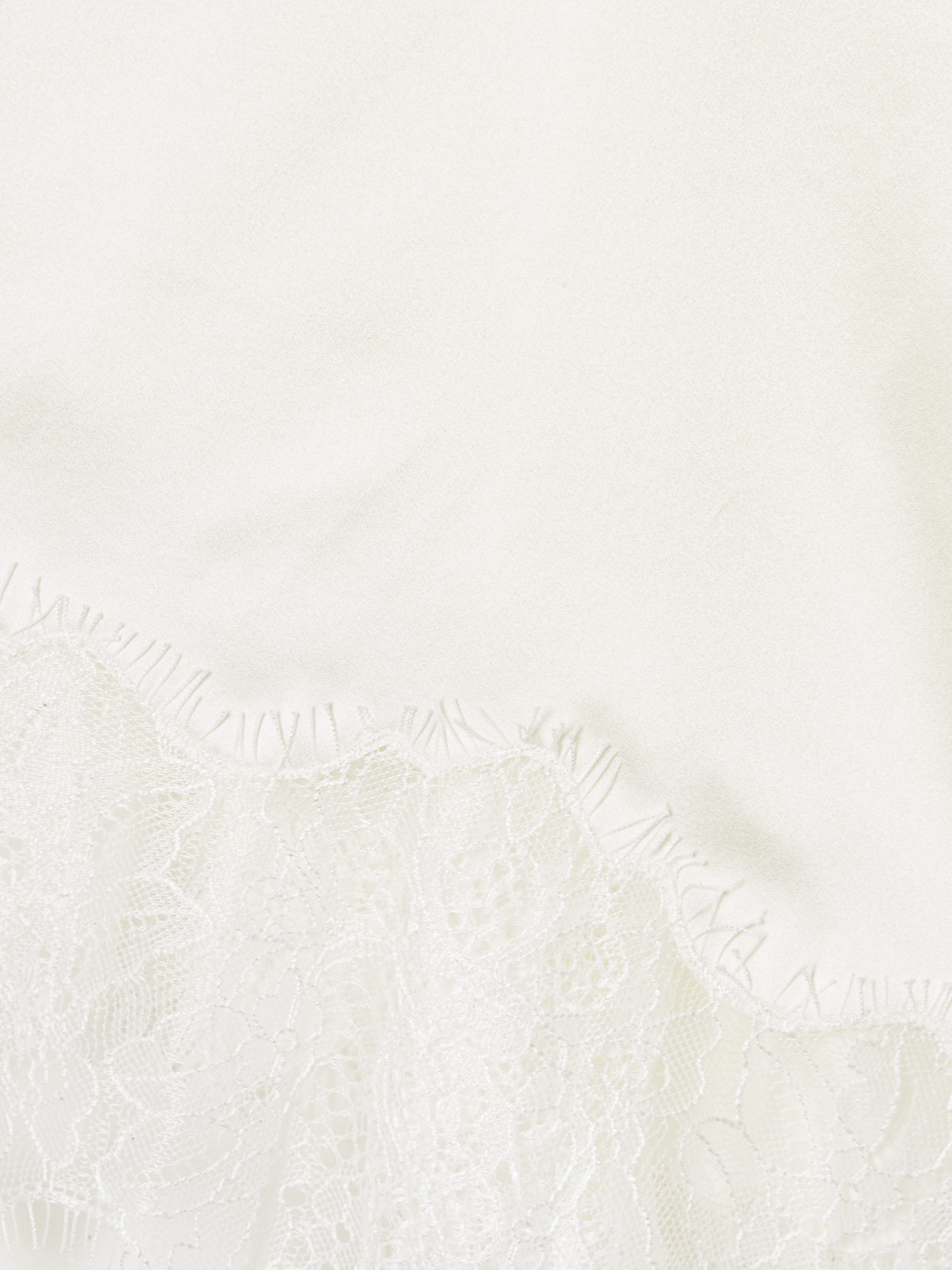 Chloe Lace-Trimmed Silk-Blend Satin Camisole