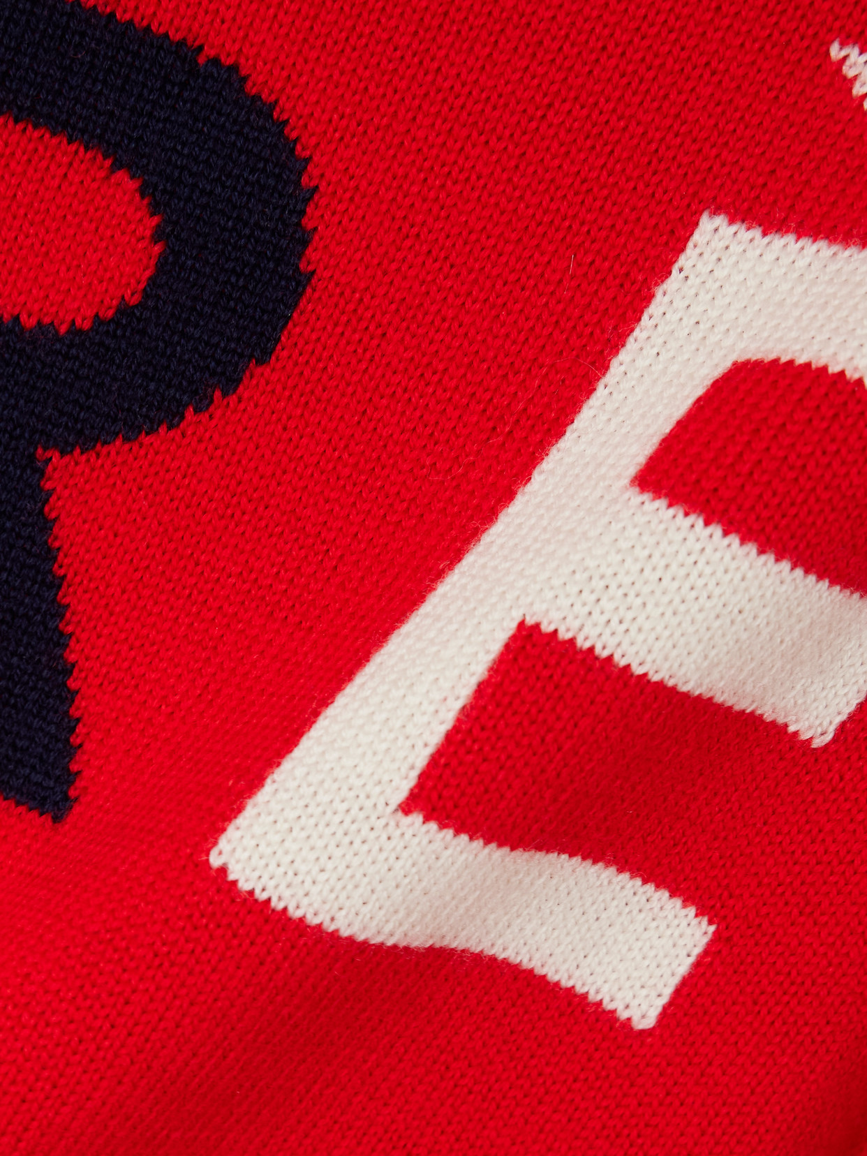 Perfect Moment Intarsia Merino Wool Turtleneck Sweater In Red