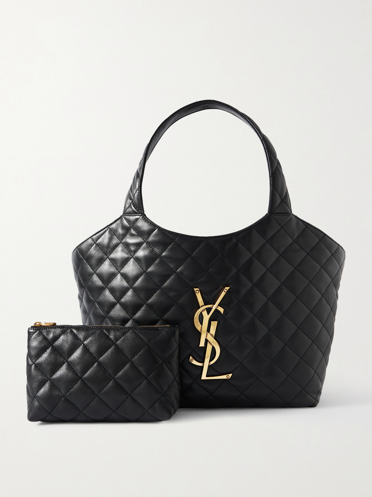 Icare Medium Matelassé Leather Tote