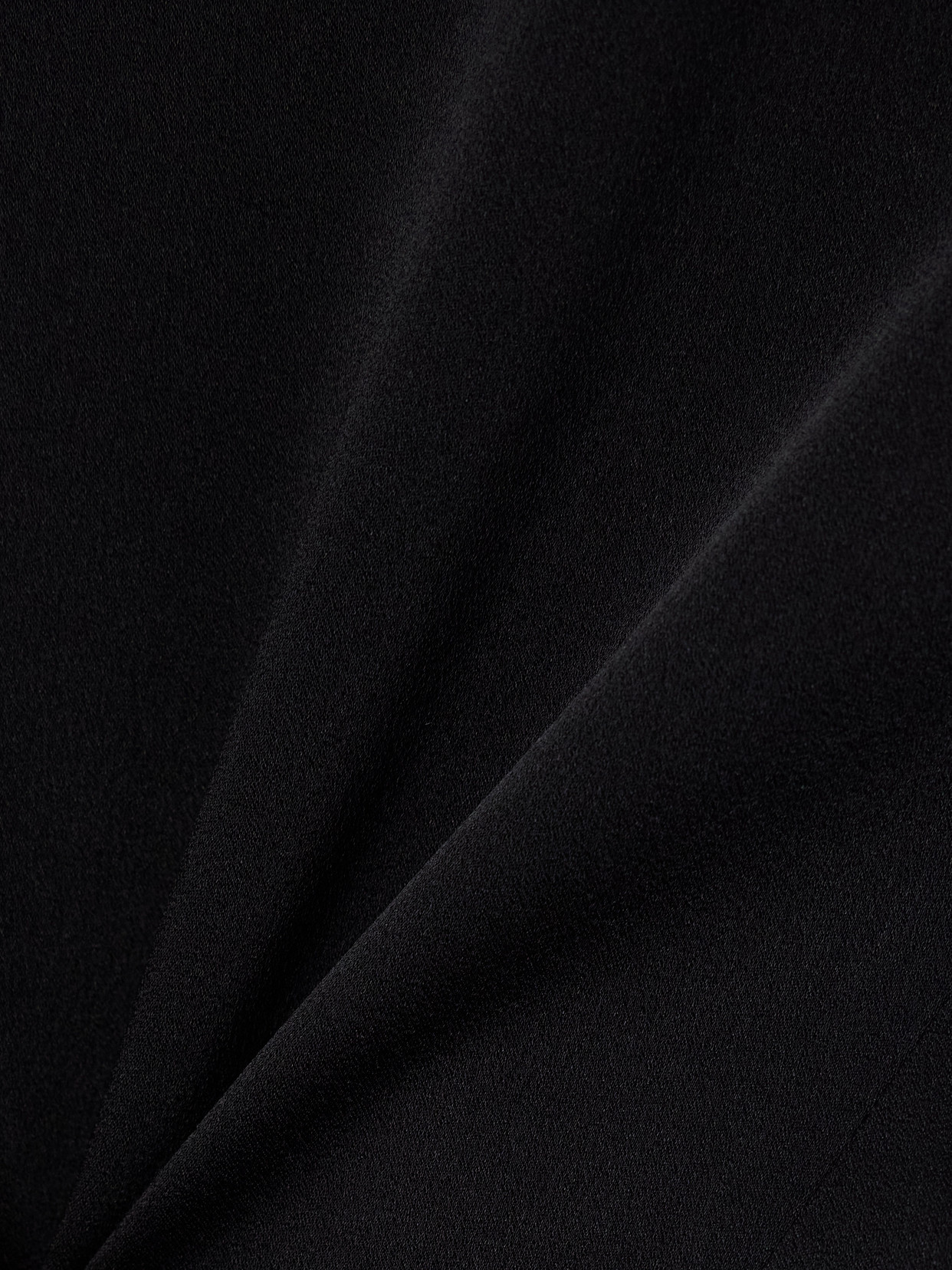 Alexander Mcqueen Cropped Cape-effect Satin-crepe Jacket In Black