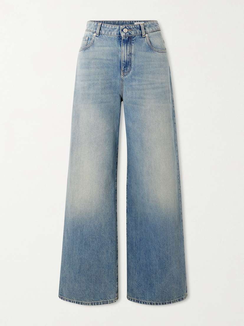 McQueen Mid-rise Wide-leg Jeans