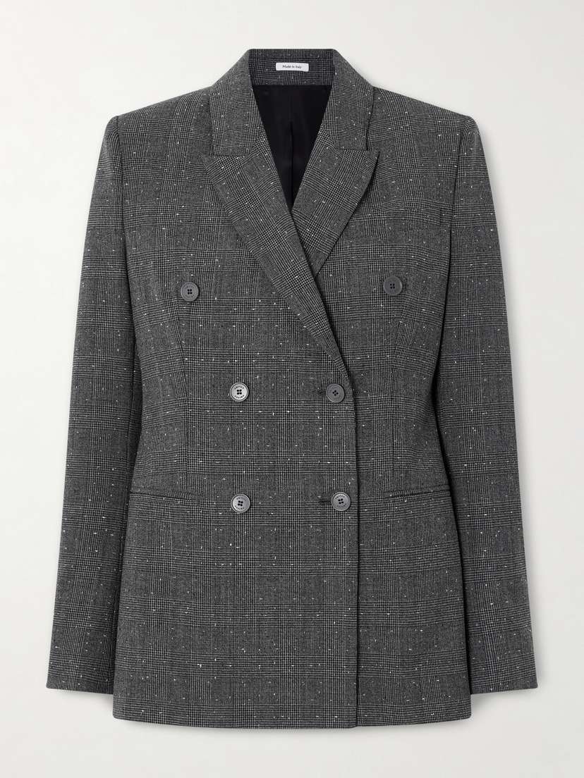 McQueen Double-breasted Wool Blazer