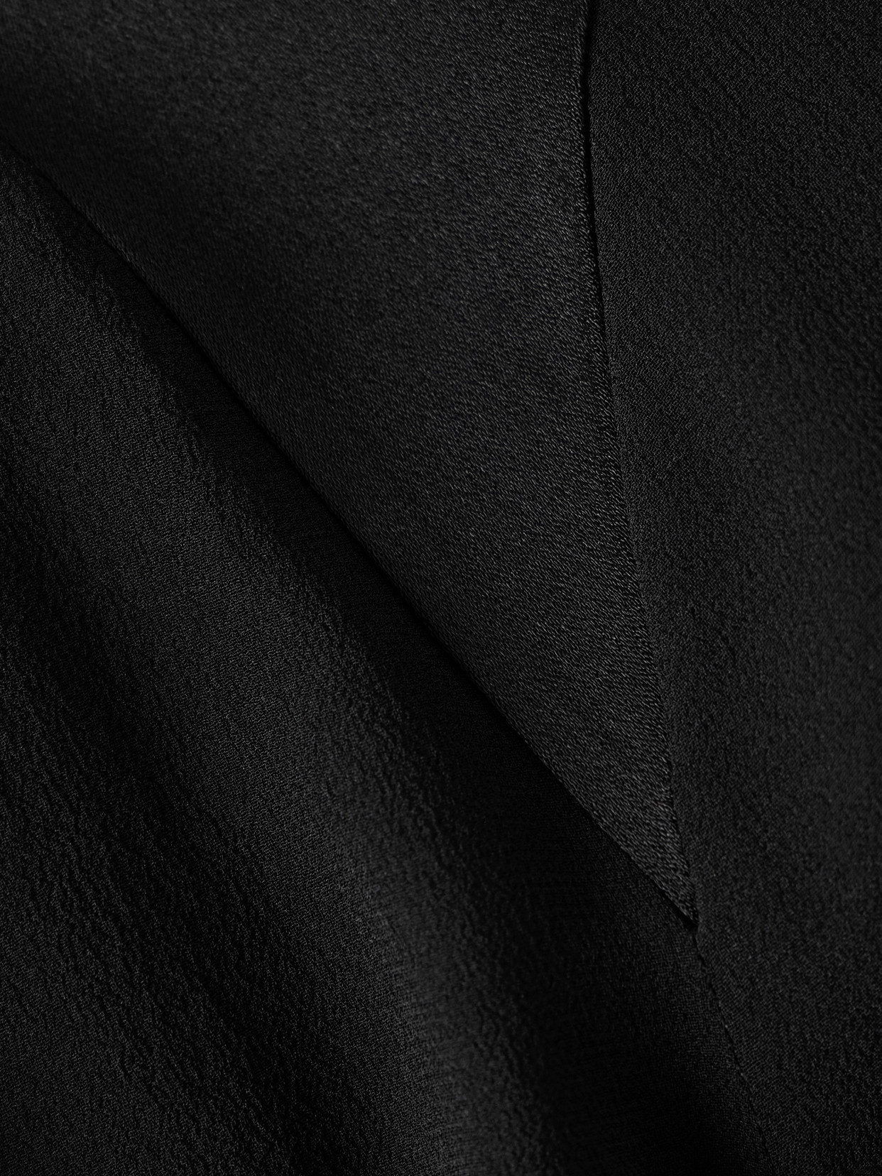 Alexander Mcqueen Paneled Satin-crepe Gown In Black