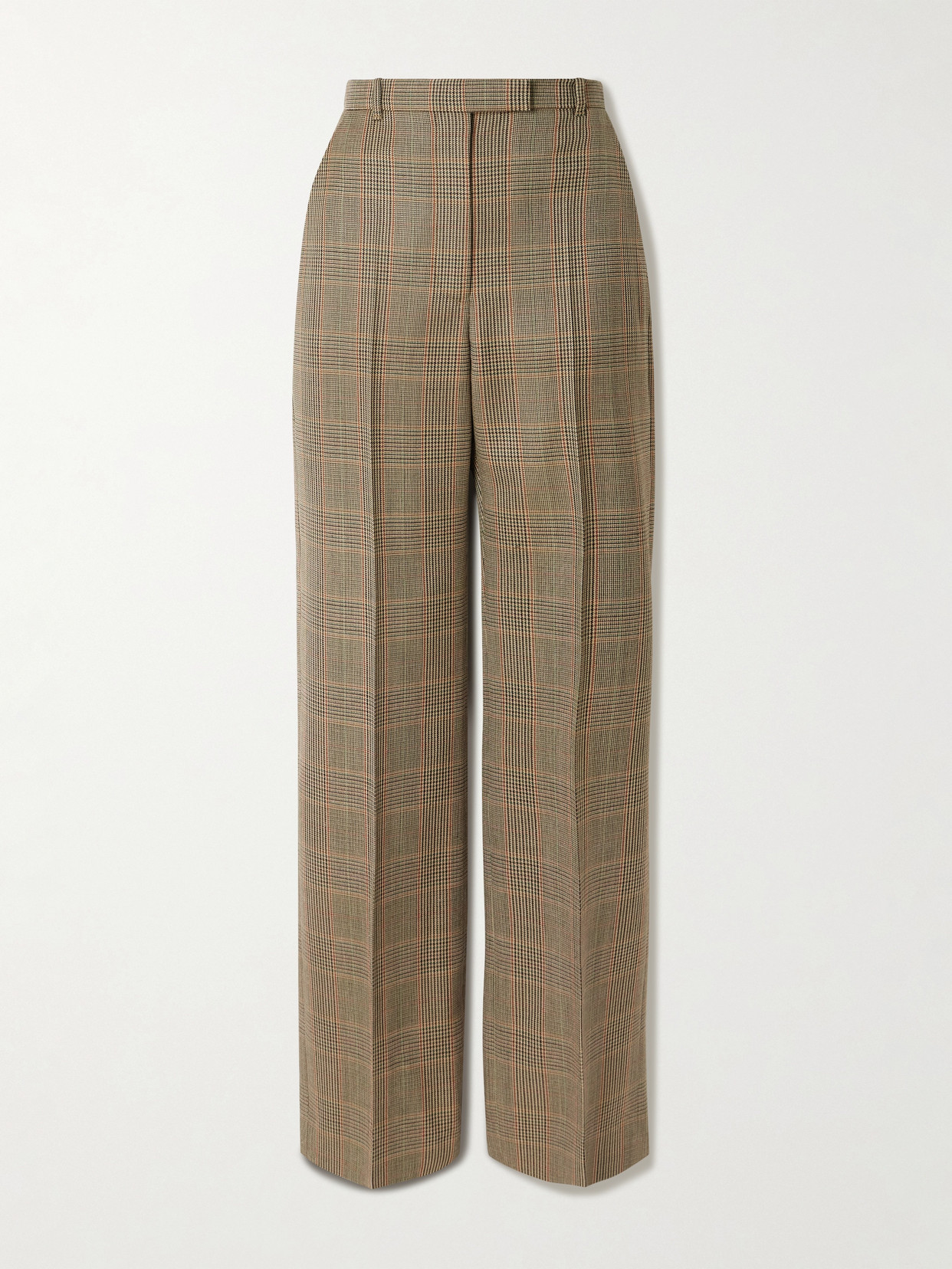 Alexander Mcqueen Prince Of Wales Checked Wool Straight-leg Pants In Multi