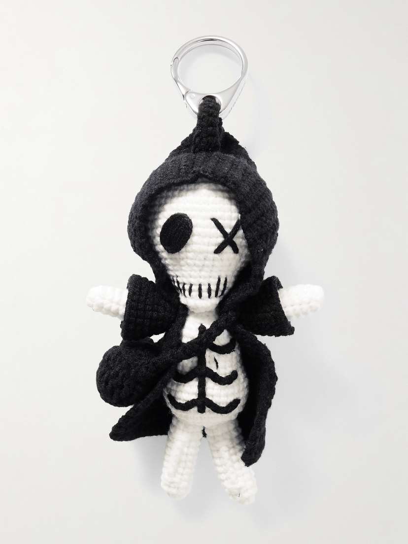 McQueen Doll Crocheted Cotton-blend Charm