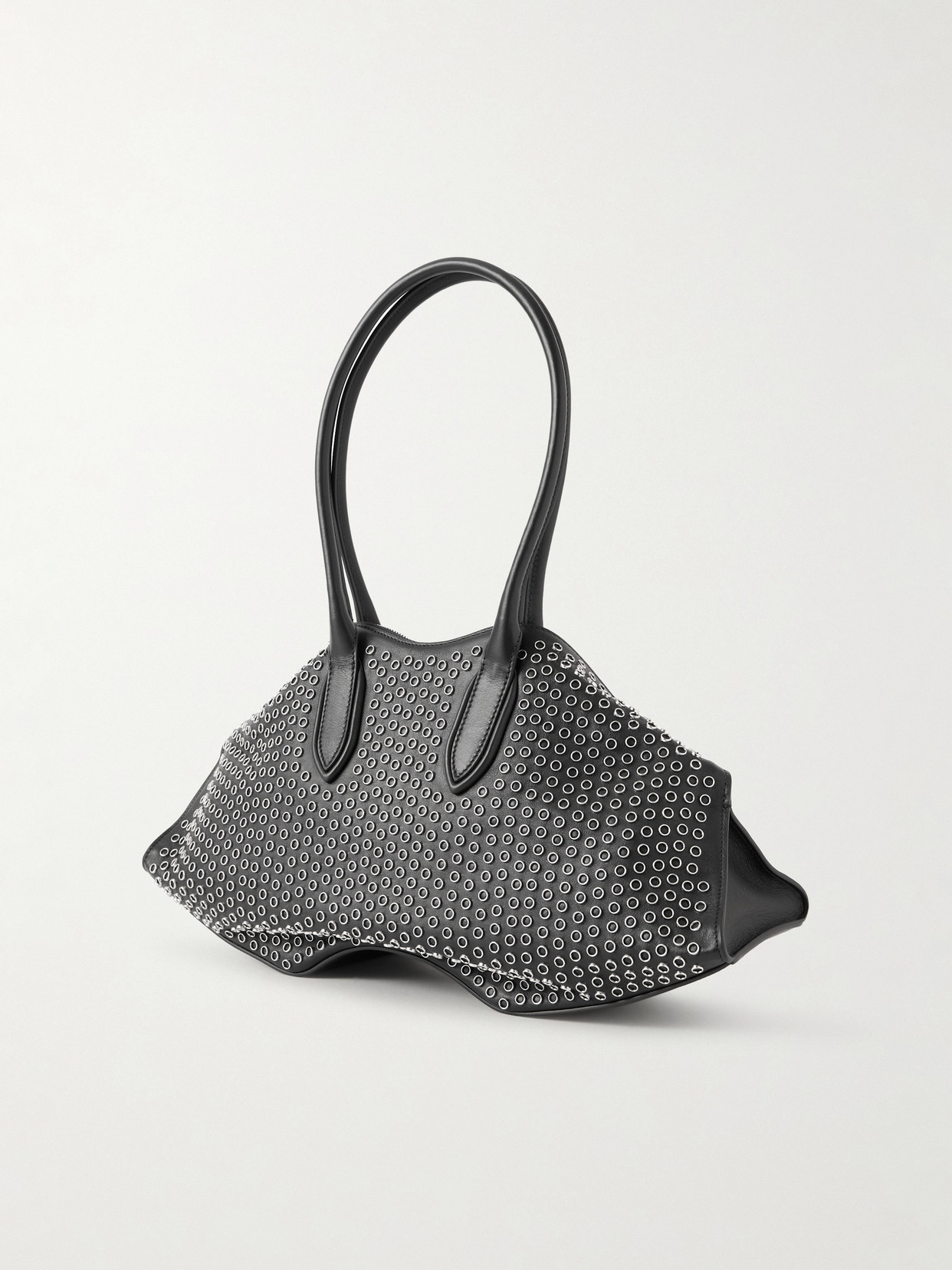 Manta Eyelet-Embellished Shoulder Bag