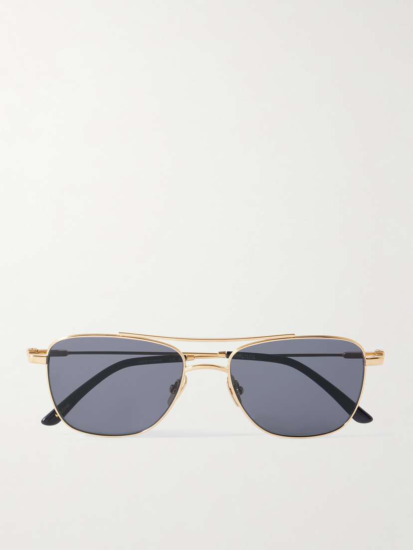 Thistles The Malone Aviator-style Gold-tone Sunglasses | Thumbnail 5 Thistles The Malone Aviator-style Gold-tone Sunglasses | Thumbnail 5