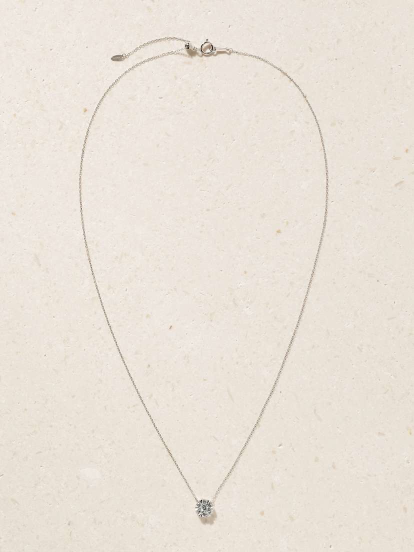 Persée 18-karat White Gold Diamond Necklace