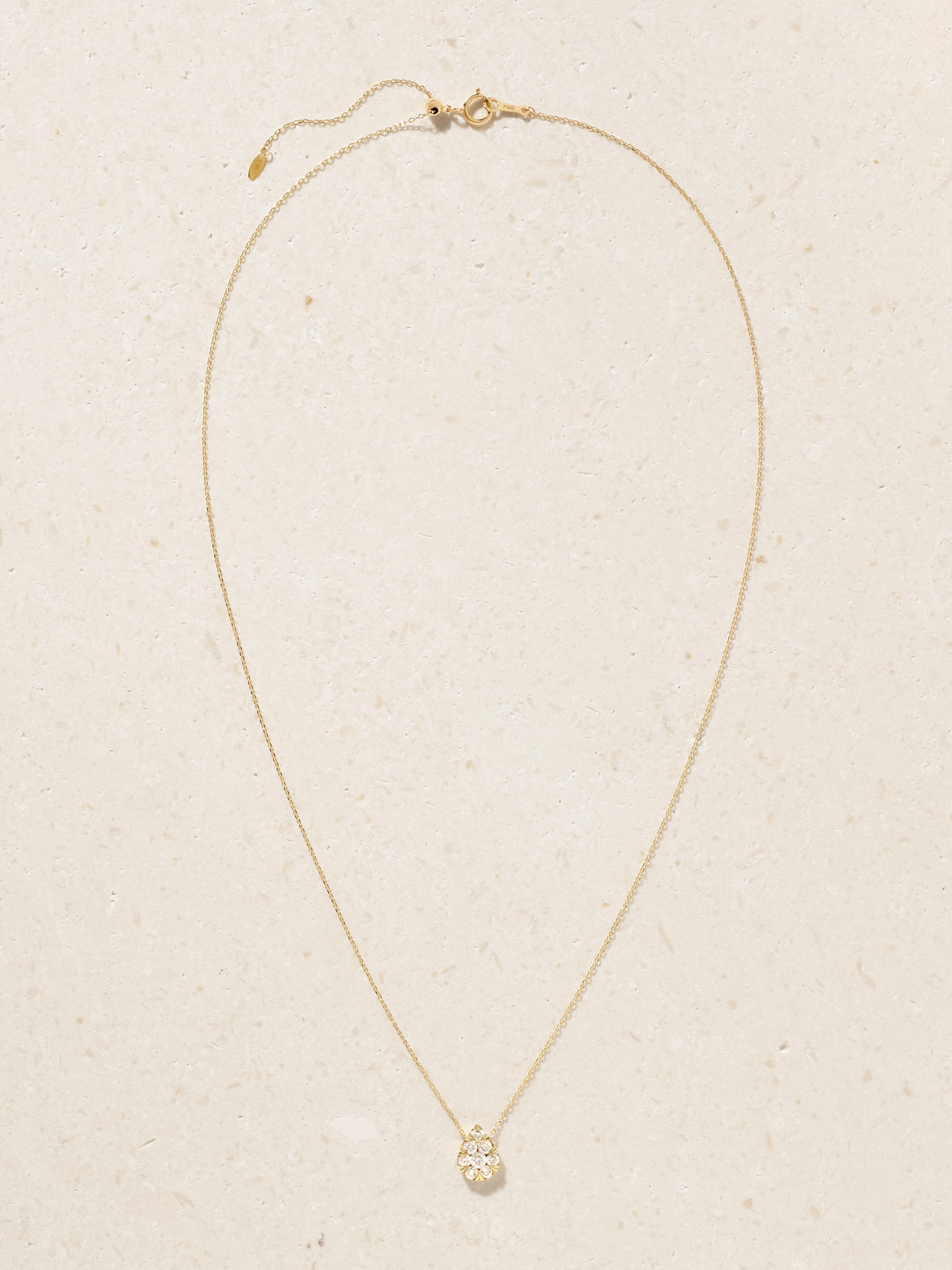 Persée Floating 18-karat Gold Diamond Necklace