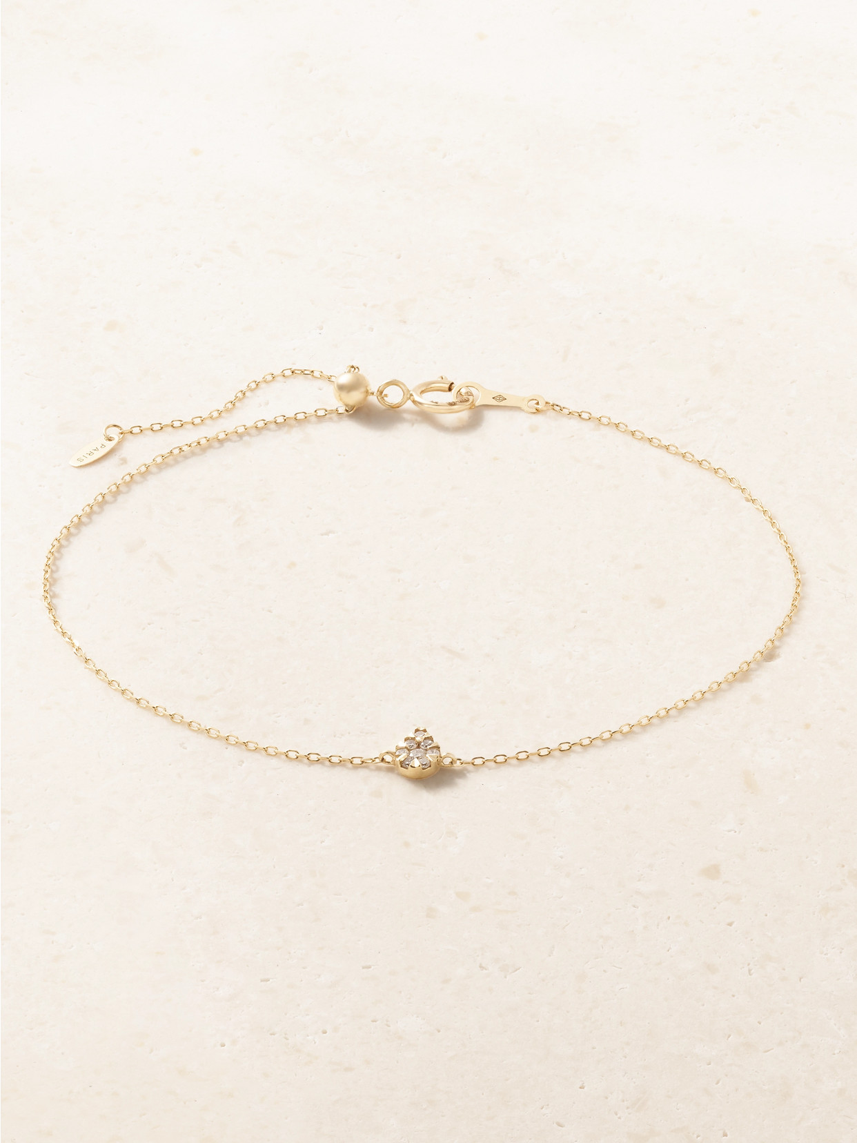 Persée Floating 18-karat Gold Diamond Bracelet