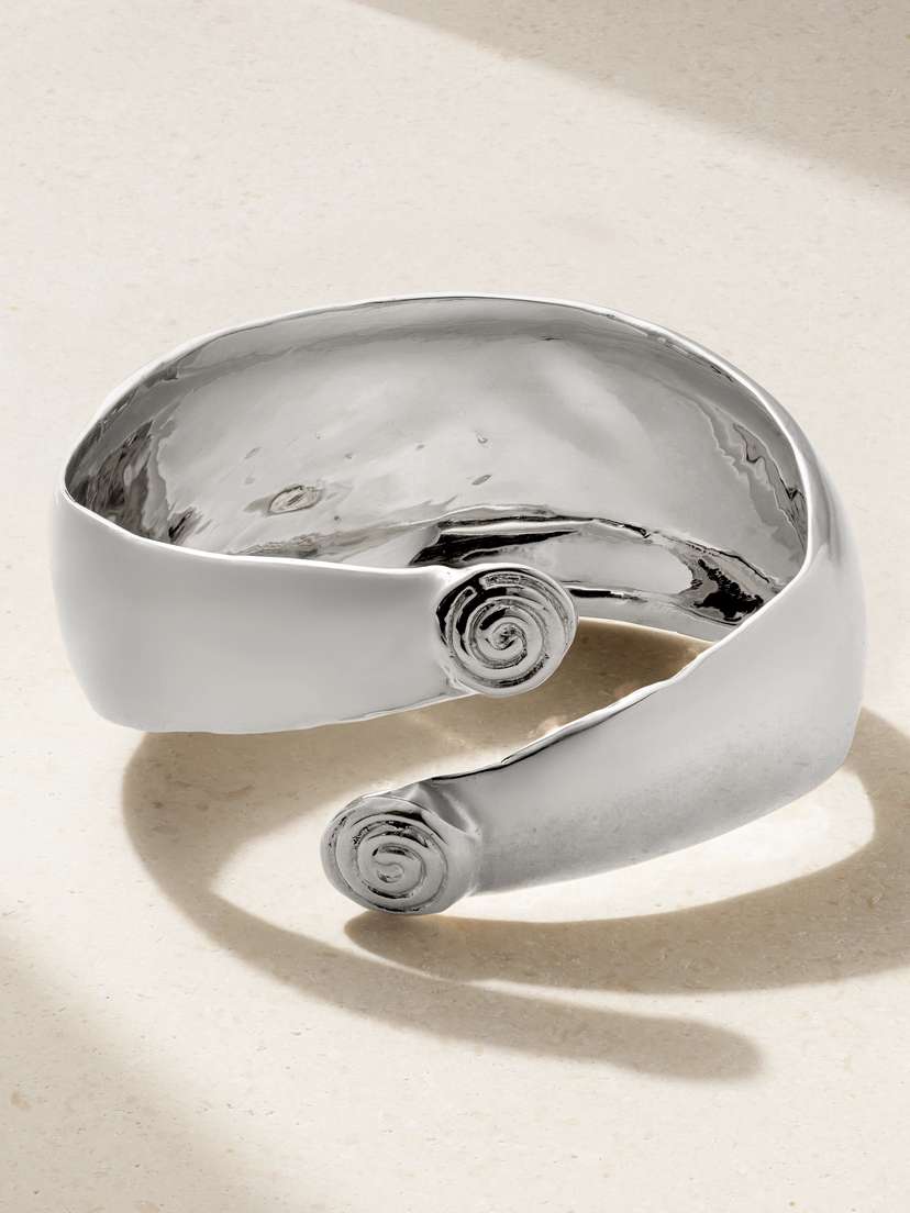 Juju Vera Olympia Silver-tone Arm Cuff