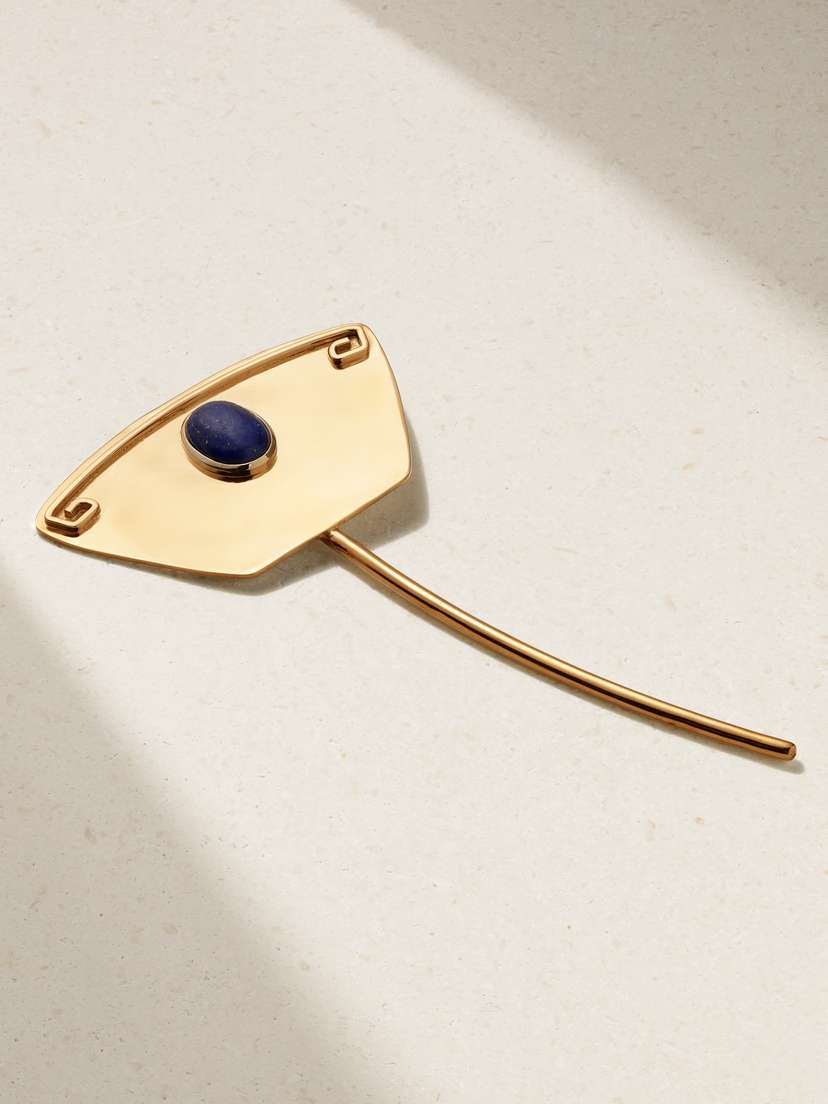 Juju Vera Lana Gold-tone Lapis Hair Pin