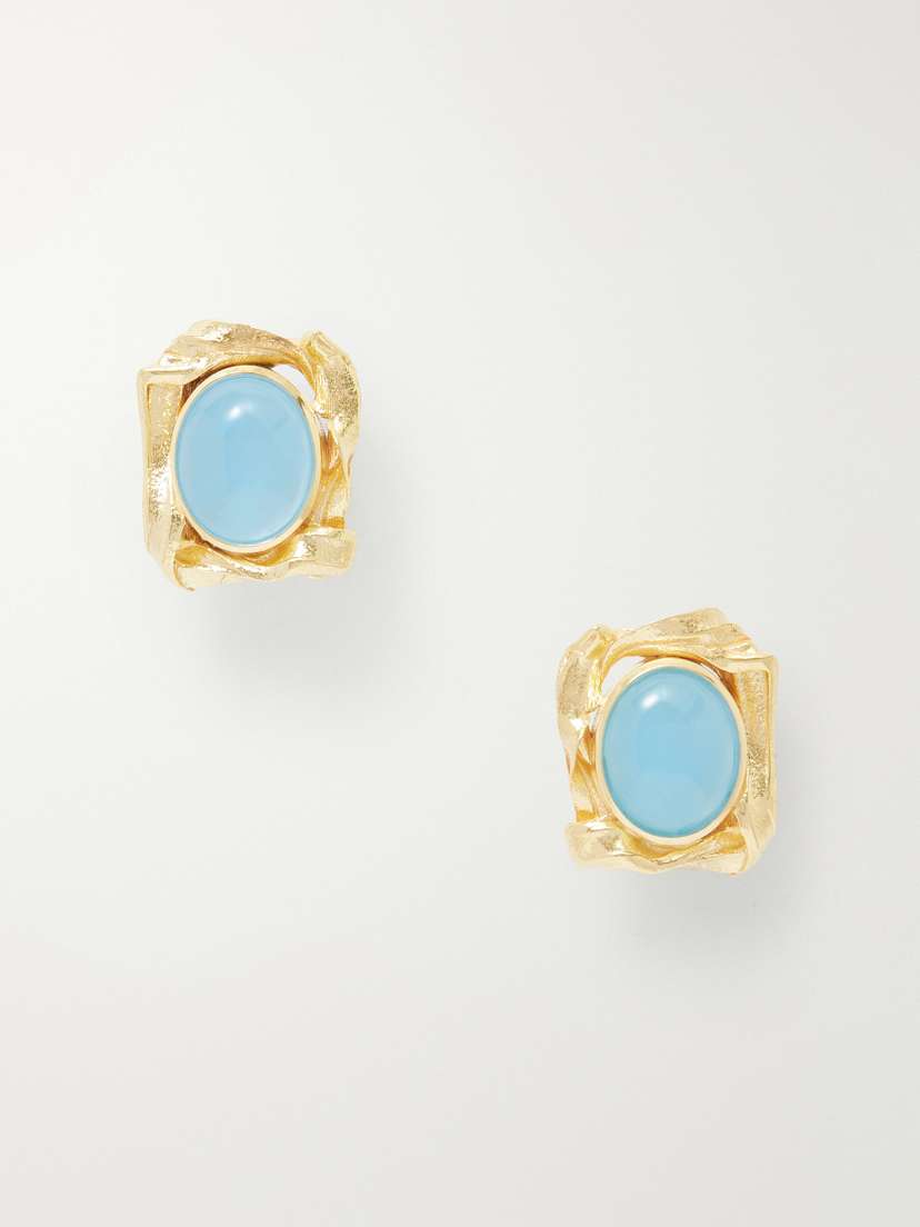 Completedworks Gold-plated And Resin Earrings