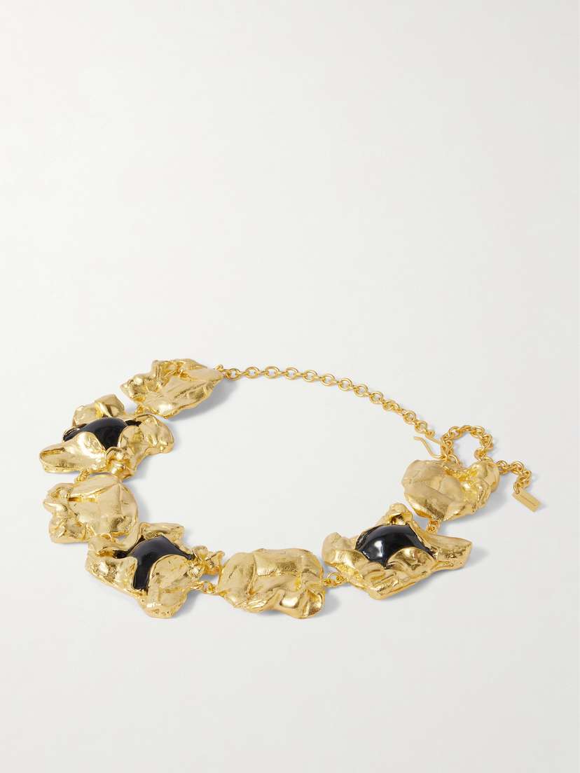 Completedworks Gold-plated And Resin Necklace