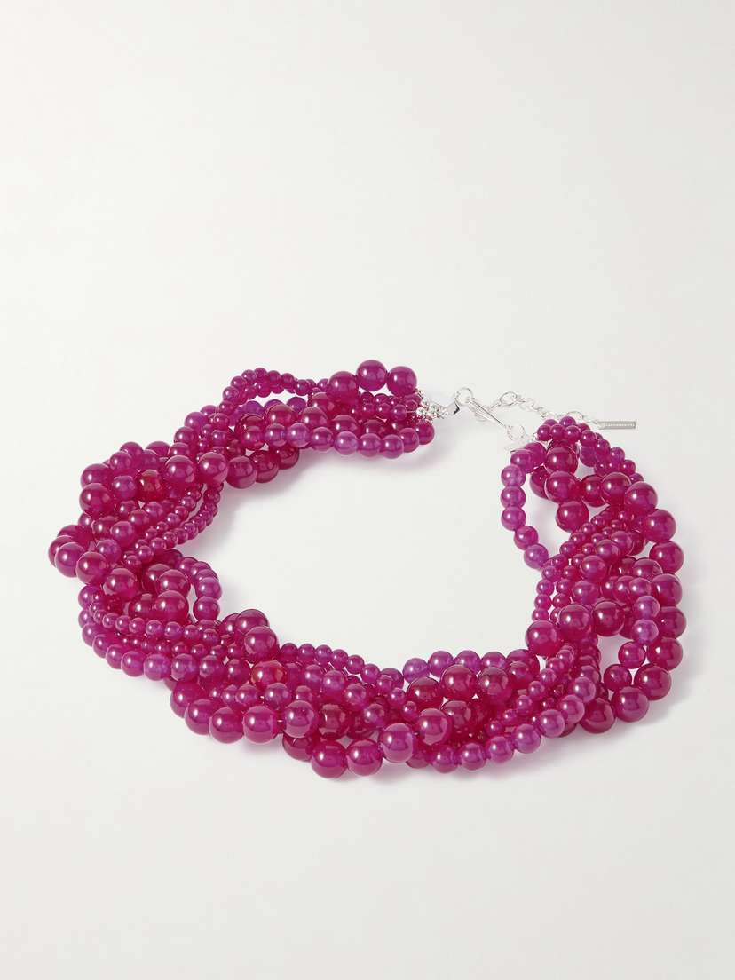 Completedworks Silver-plated Chalcedony Necklace