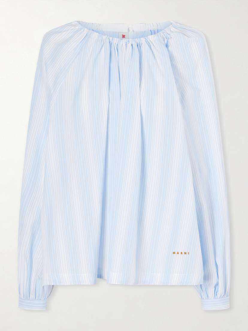 Marni Striped Cotton-poplin Shirt