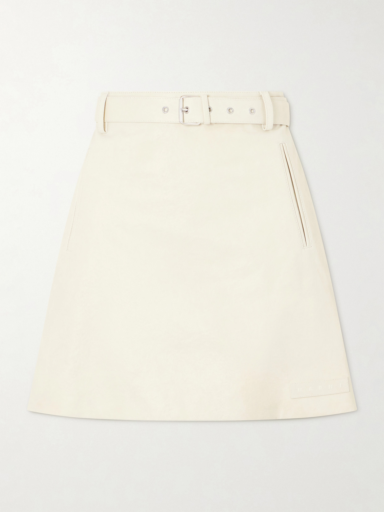 Belted Striped Mini