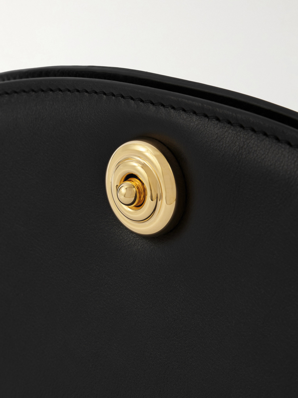 Liffner Leather Clutch In Black