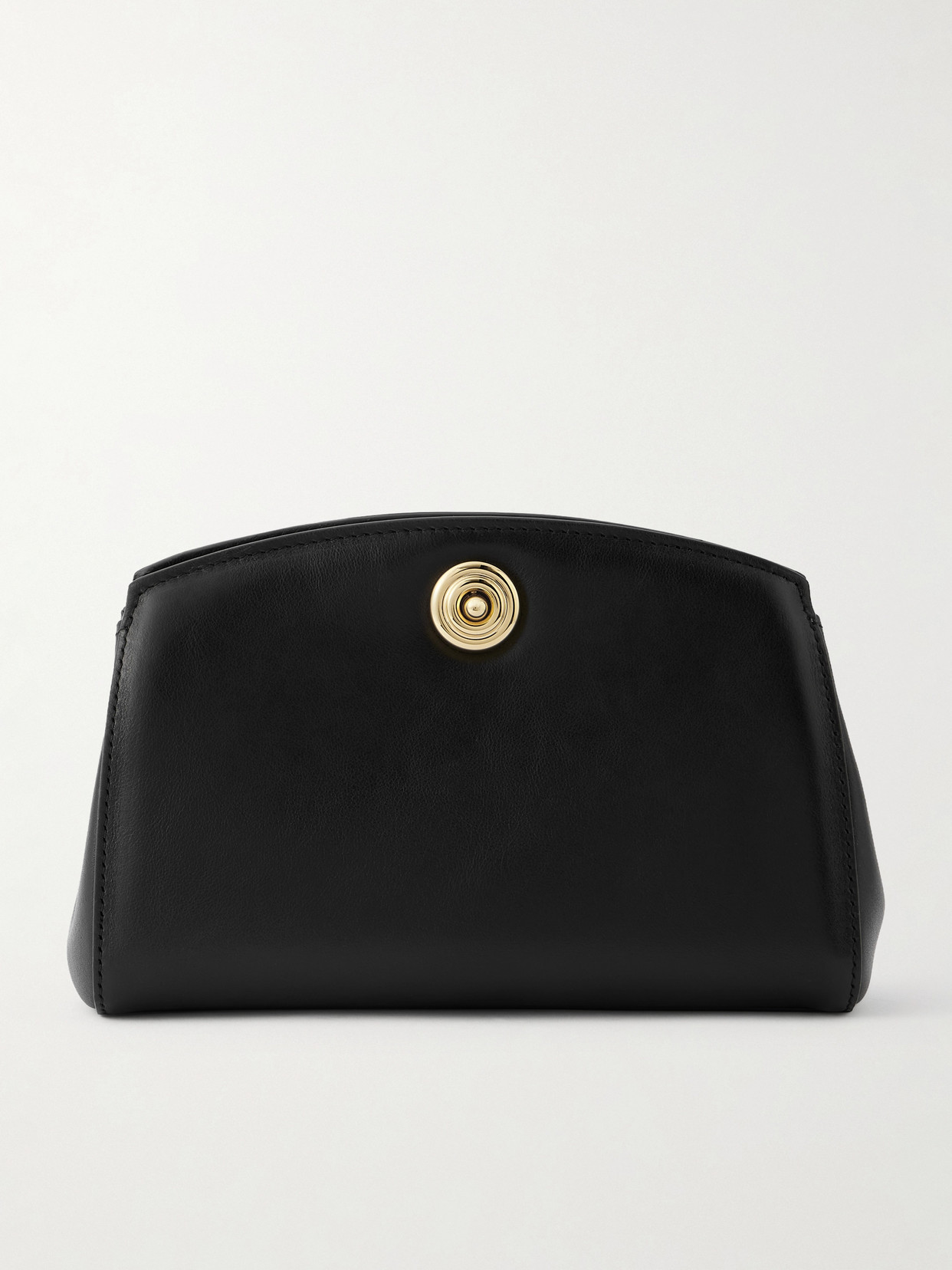 Liffner Leather Clutch In Black