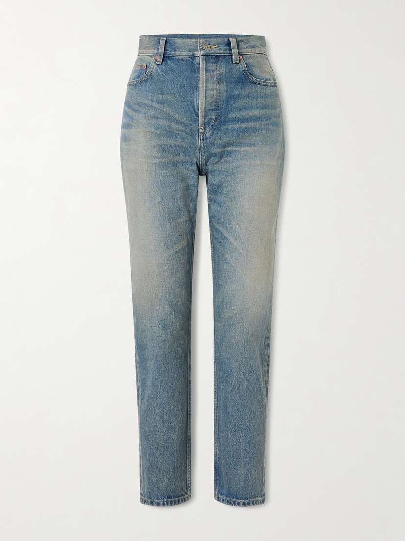 Saint Laurent High-rise Slim-leg Jeans