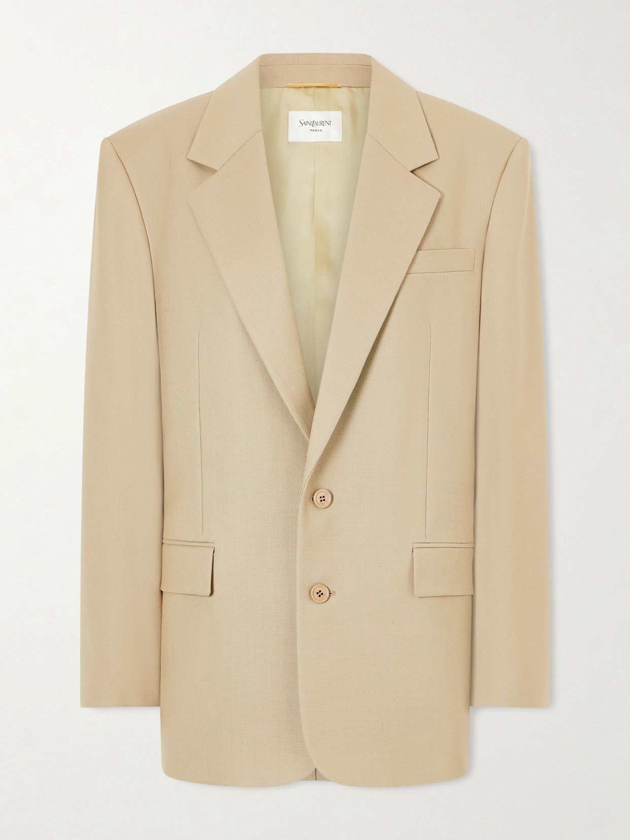 Wool and silk-blend blazer