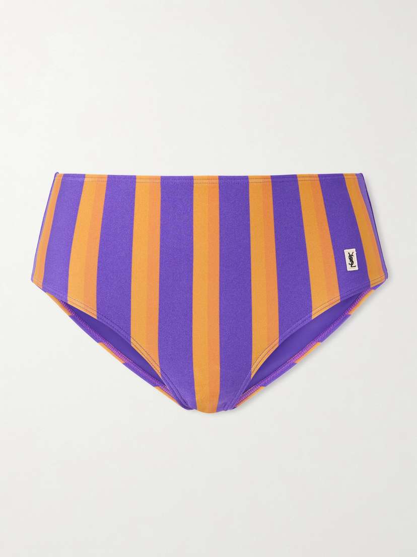 Saint Laurent Striped Bikini Briefs