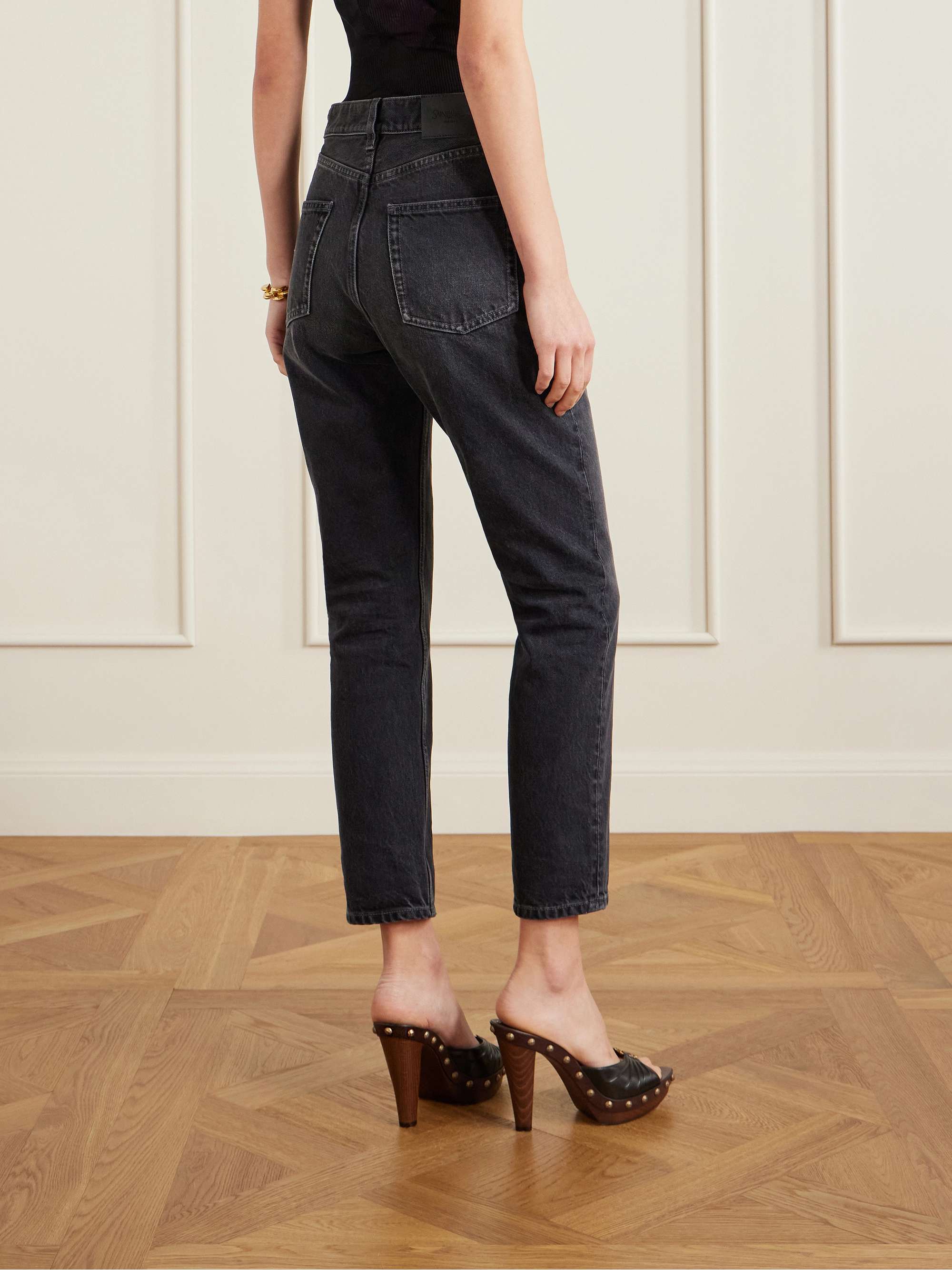 SAINT LAURENT High-rise slim-fit jeans | NET-A-PORTER