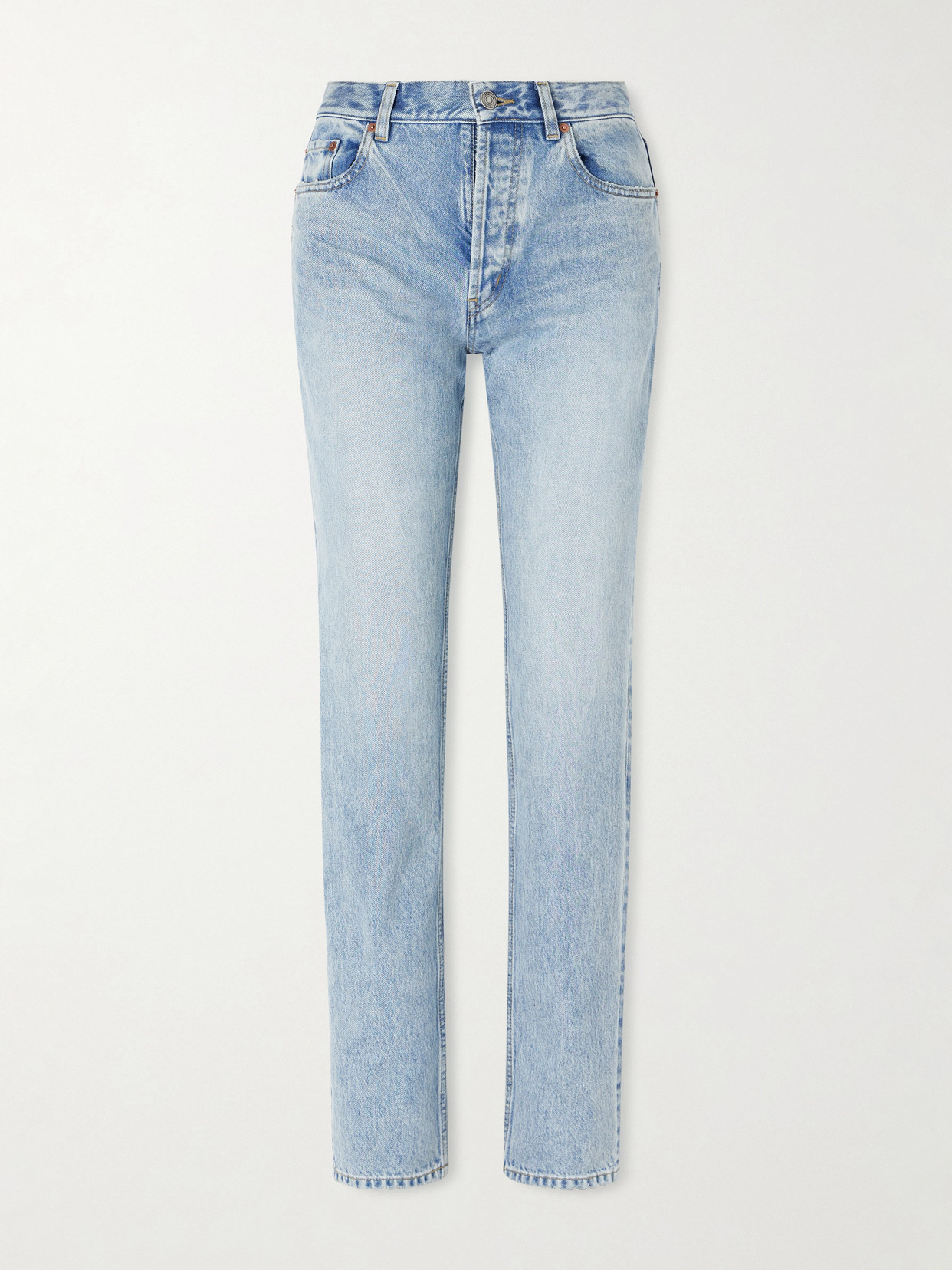 Saint Laurent Straight-leg Jeans In Blue