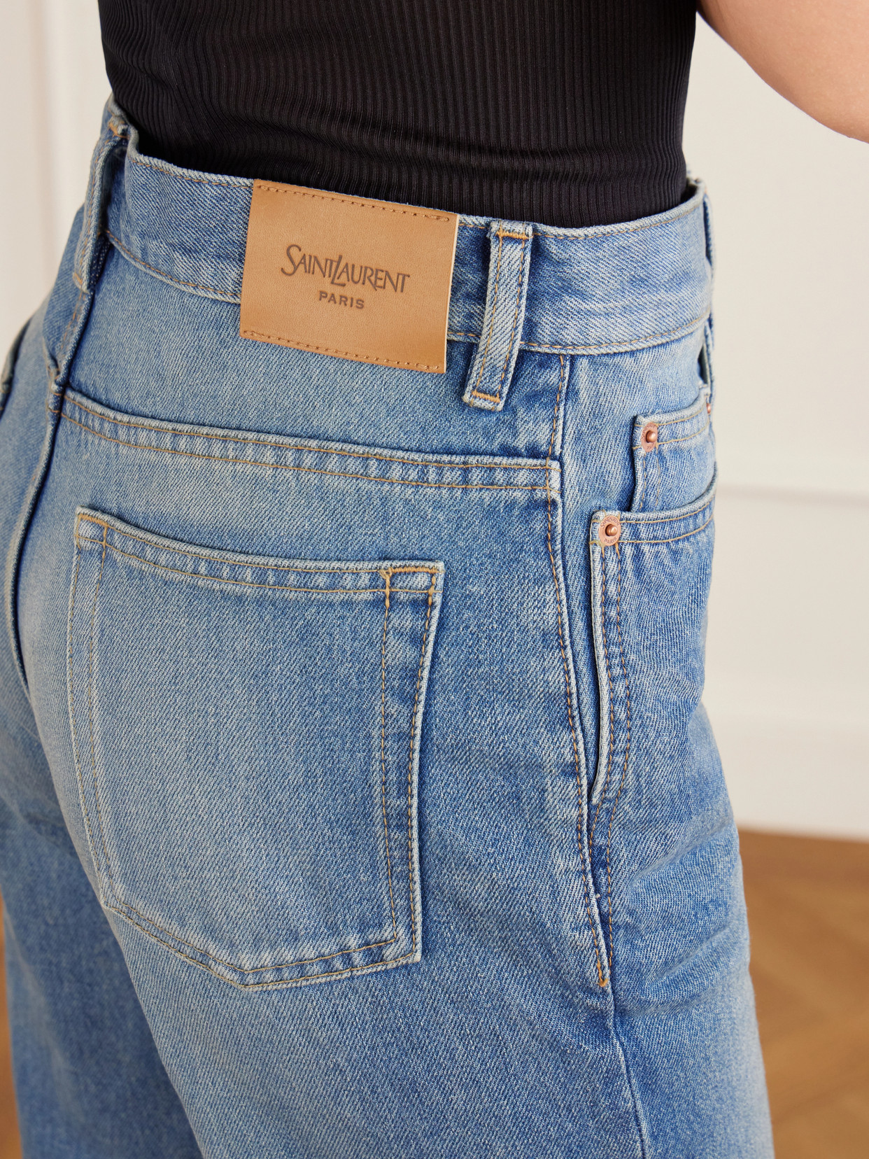 High-Rise Bootcut Jeans