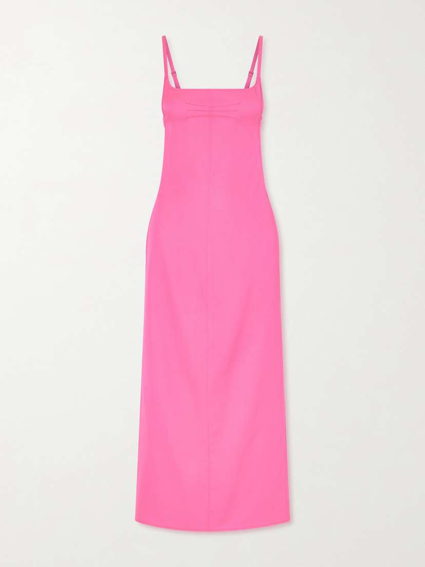 The Attico Satin Midi Dress