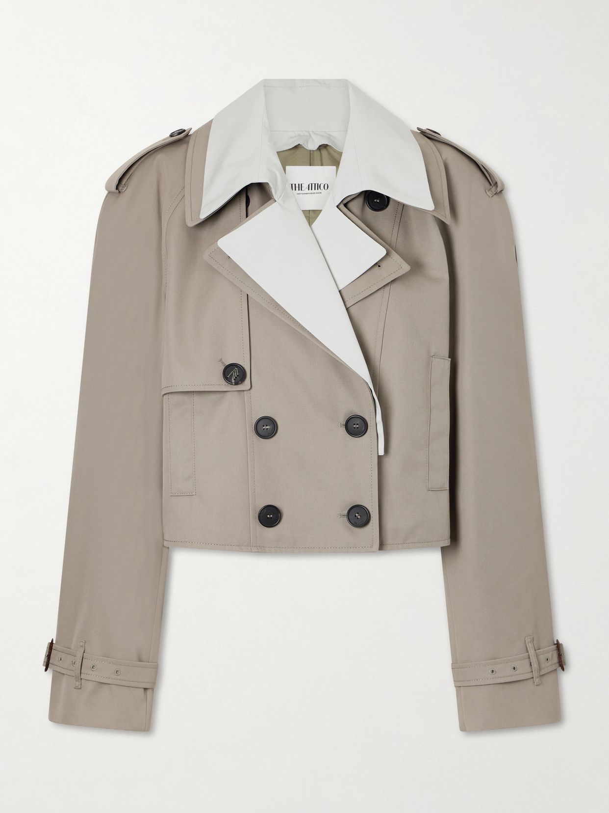 The Attico Double-breasted trench coat