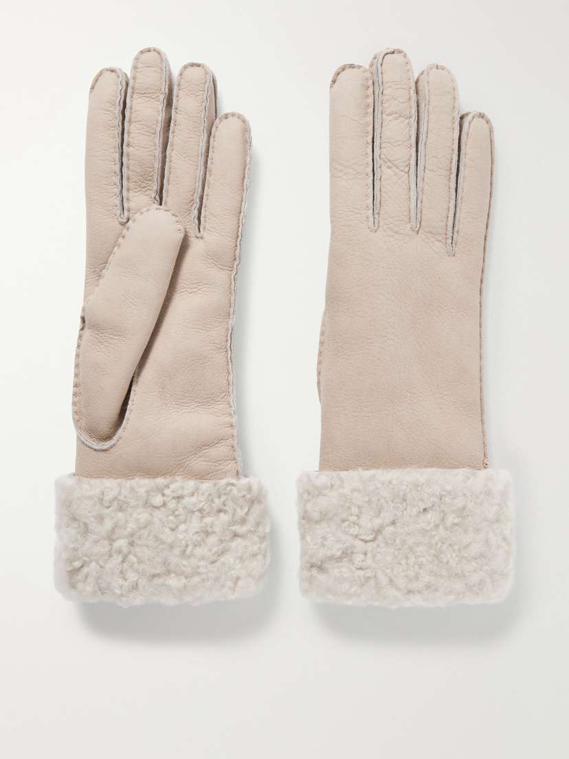Brunello Cucinelli — Shearling gloves